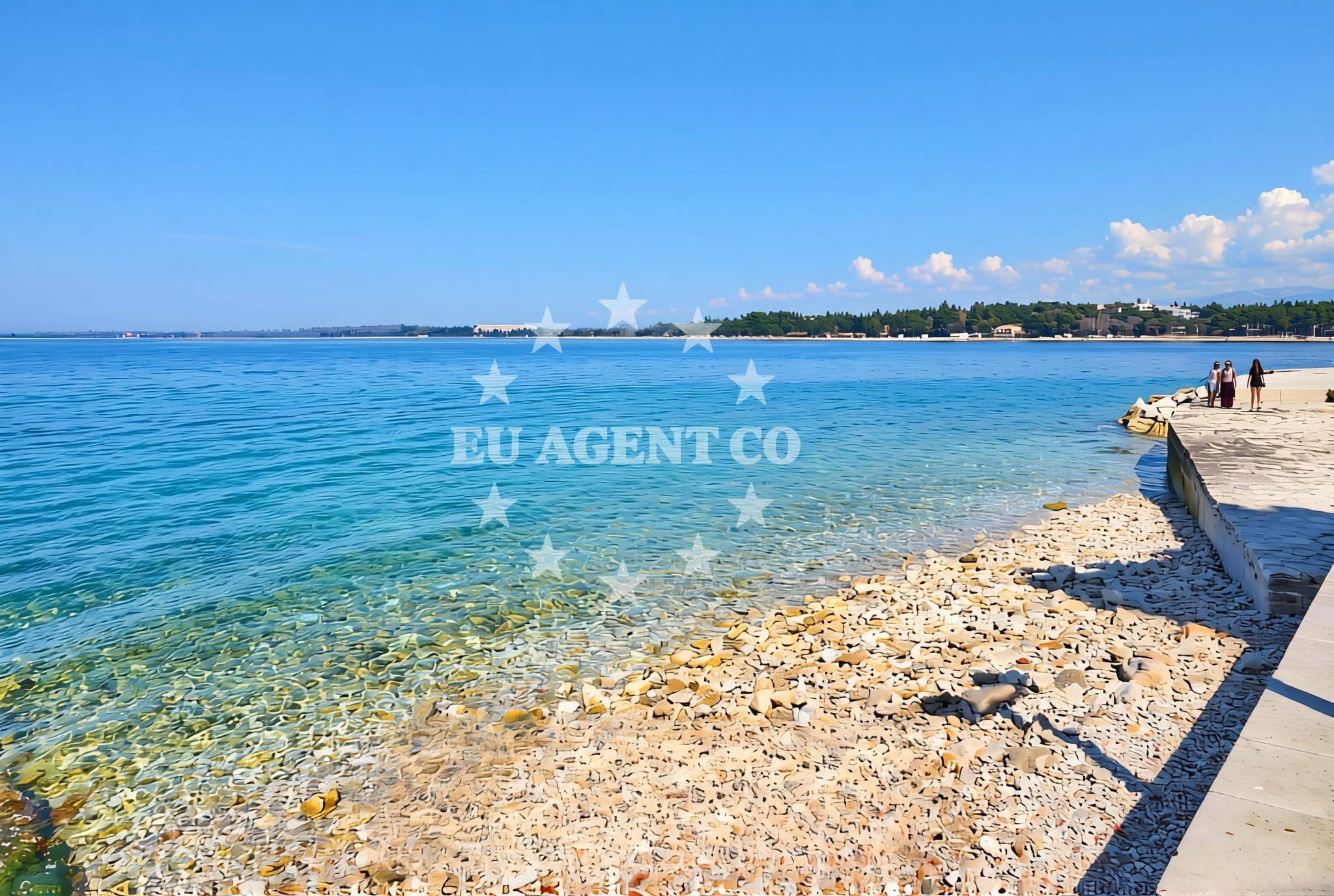 Overview of Bazilika, Poreč Beach in Bazilika