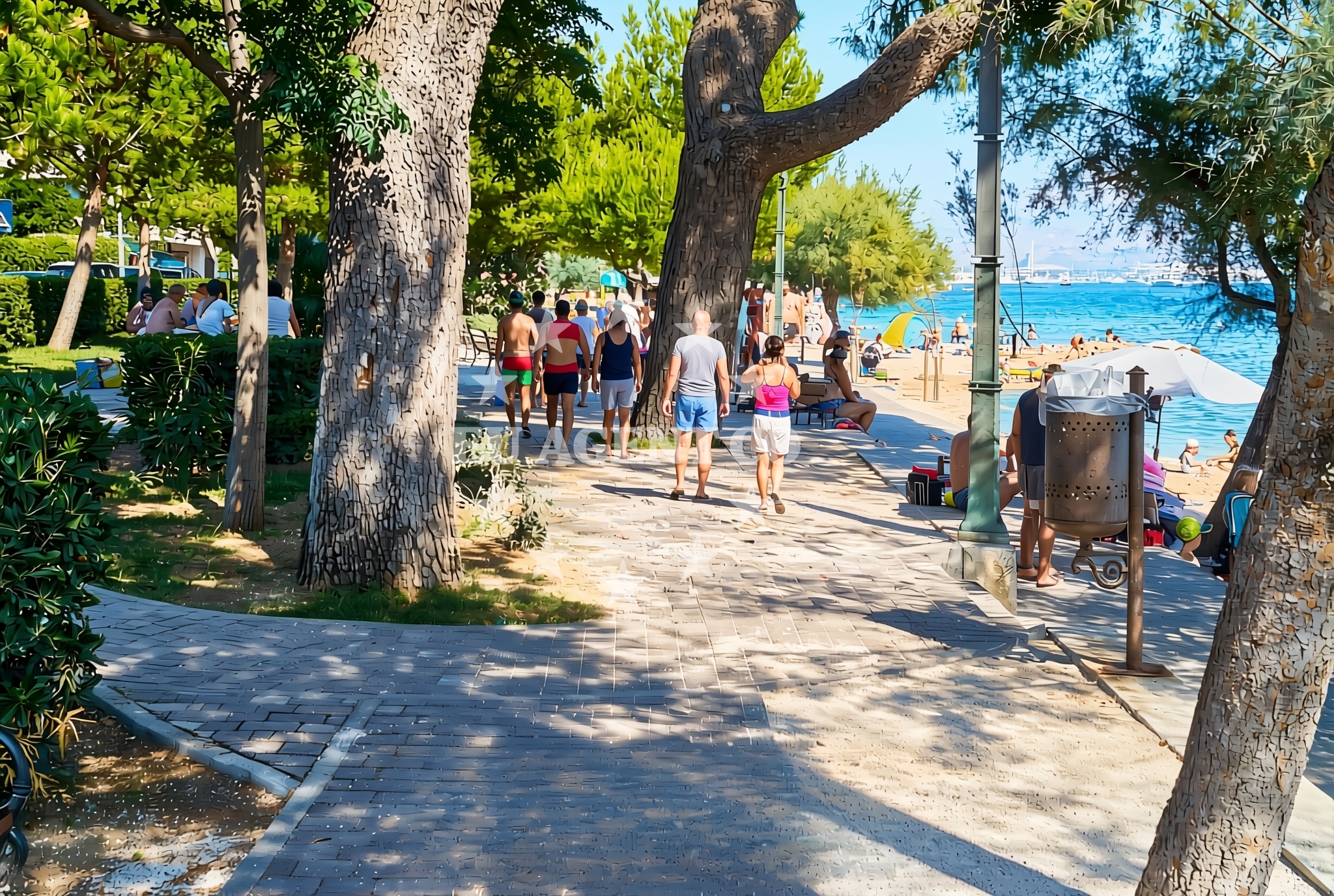 Additional view of Beach Baletna Skola in 7 Don Kažimira Sinovčića, Kaštela