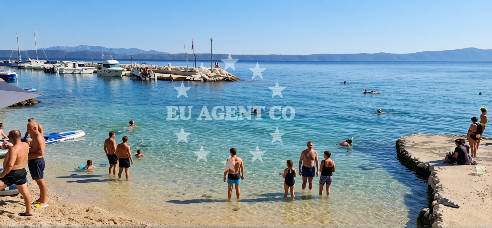 Additional view of Beach Caklje in Čaklje 17a, Podgora