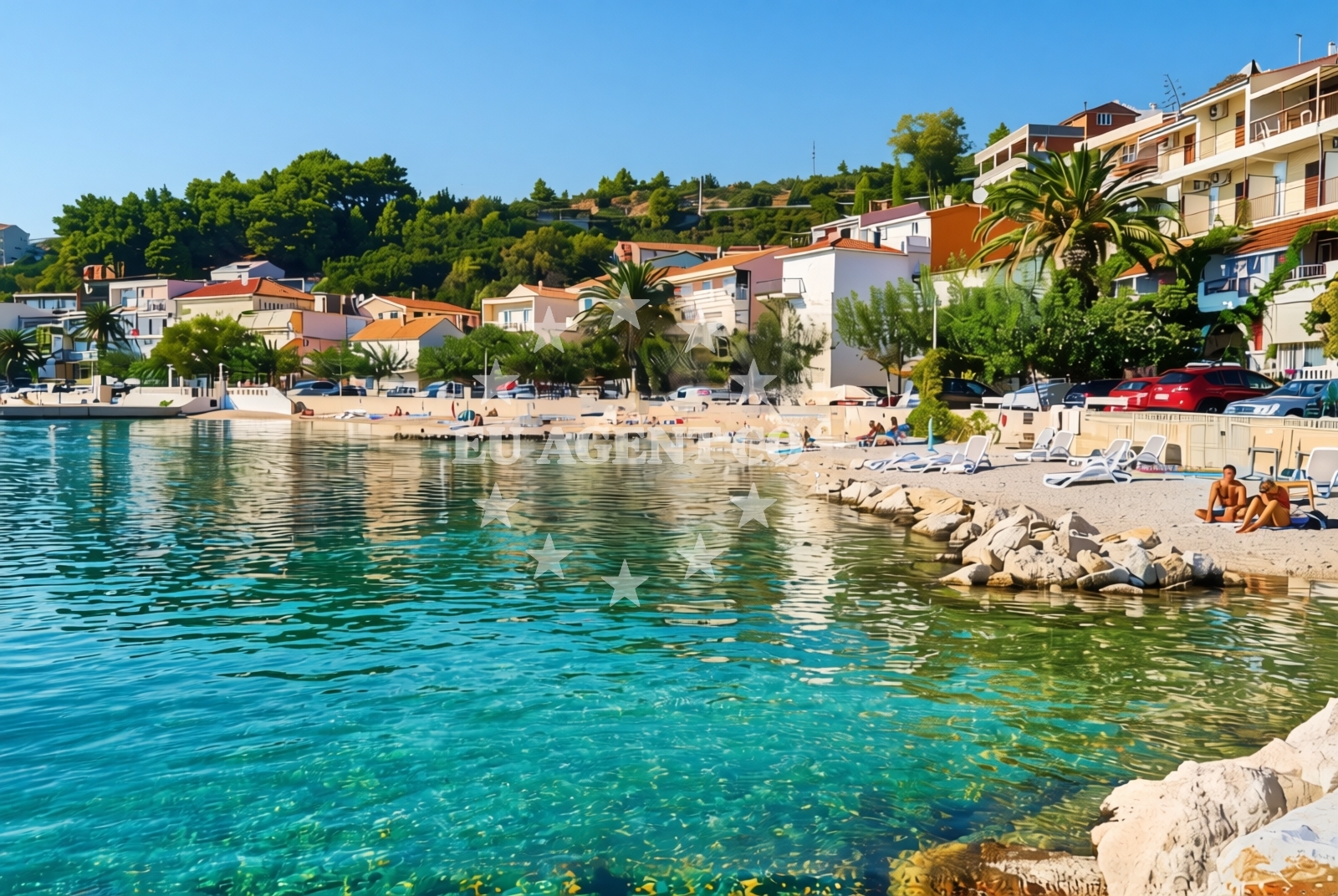 Additional view of Beach Caklje in Čaklje 17a, Podgora