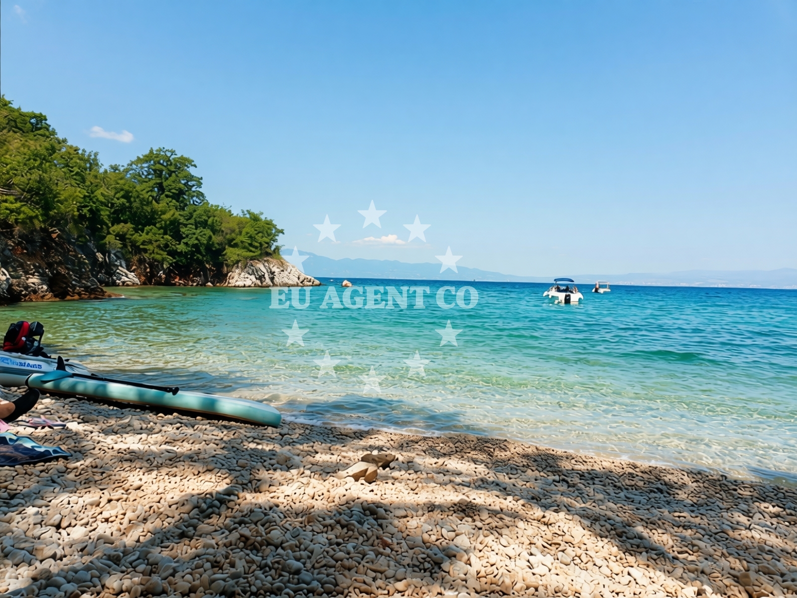 Overview of Beach Fabich in Glavotok 4, Krk