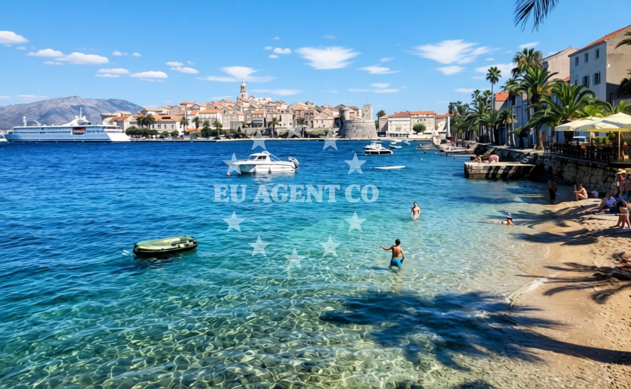 Additional view of beach Ispod Duvana in Cvjetno Naselje 26, Korčula