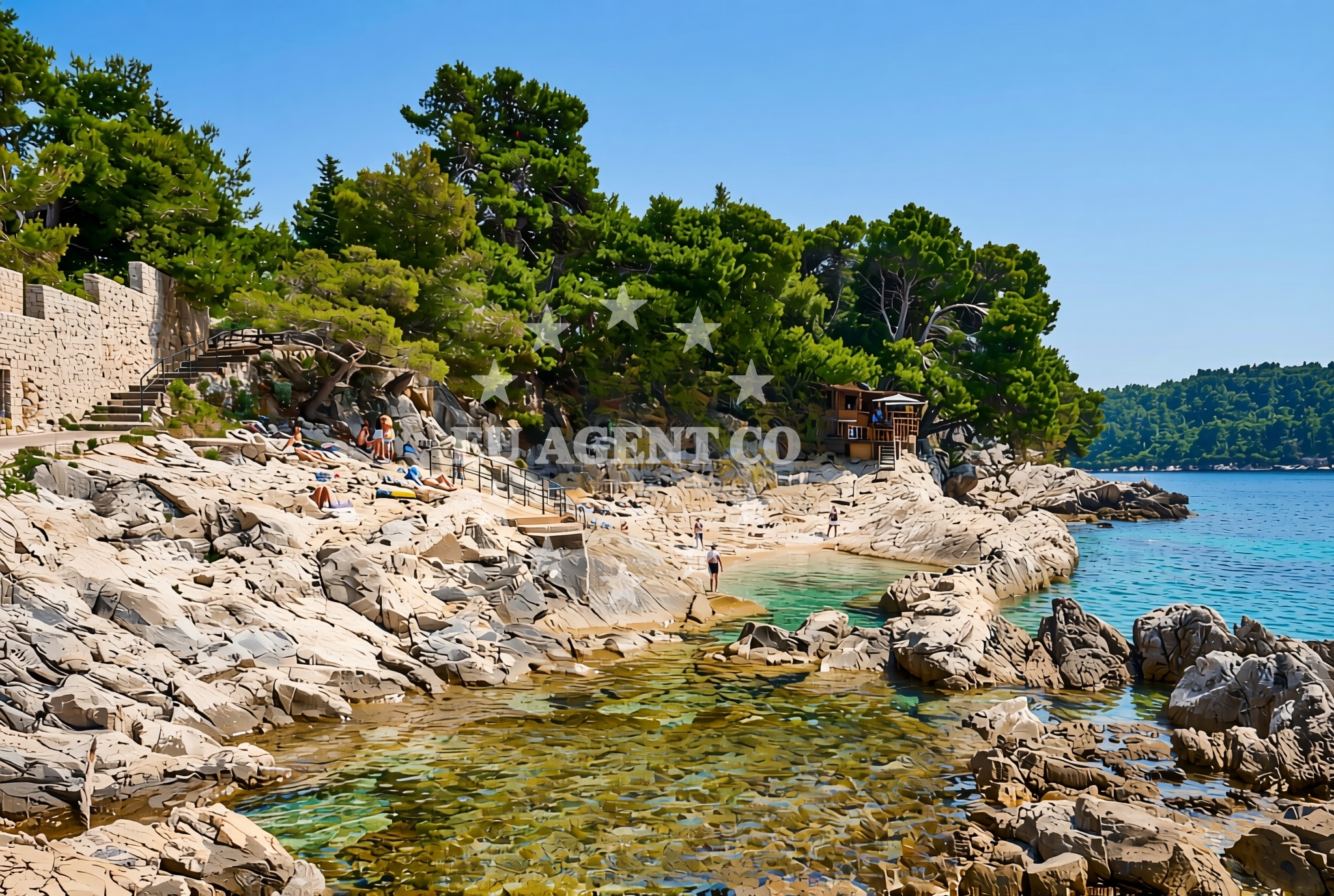 Additional view of Beach Kamen Mali in Put brijega 1, Cavtat