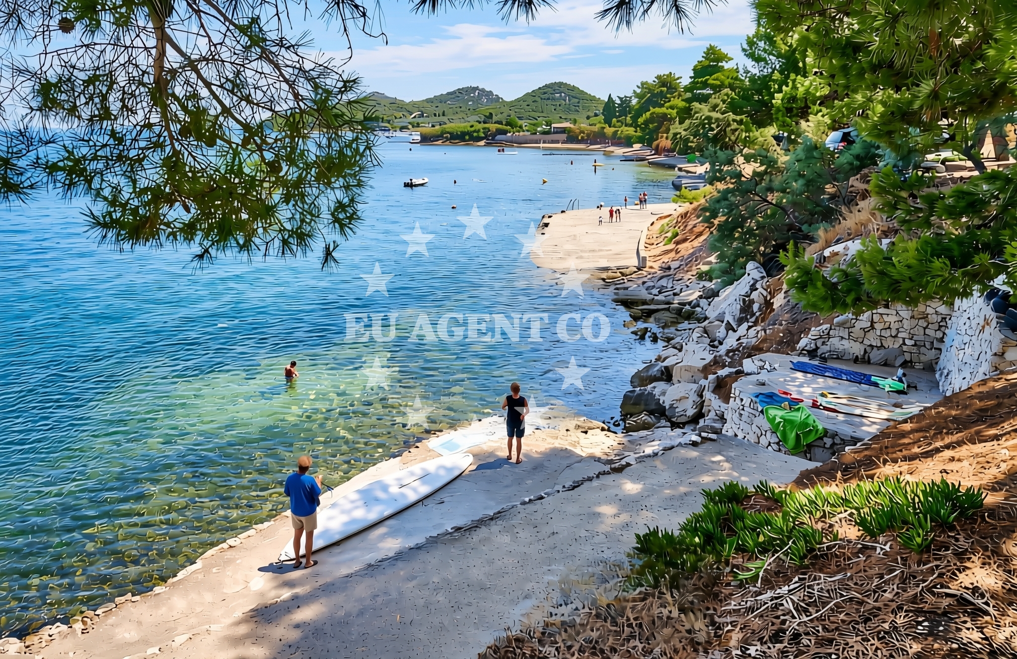 Additional view of Beach Klanac in Glavičine 44, Tkon