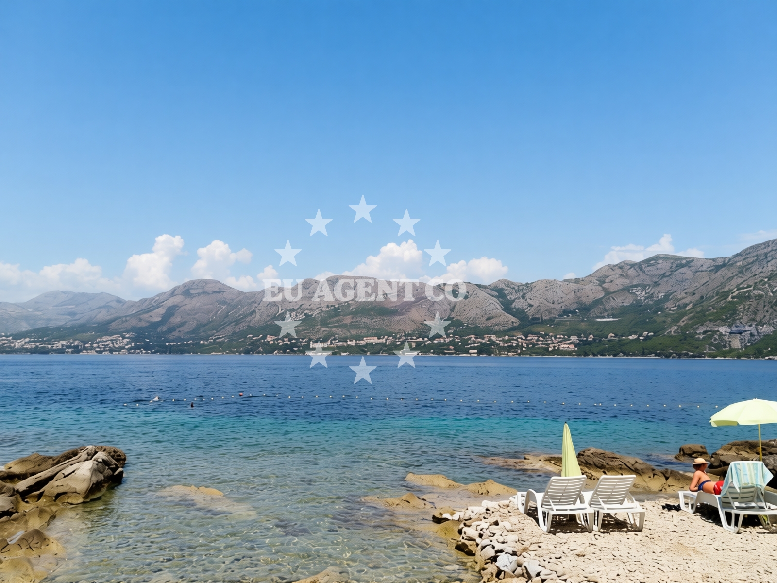 Sea and coastal view of Beach Kljucice in Strossmayerova Ulica 6, Cavtat