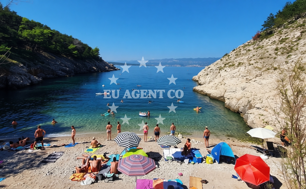 Additional view of beach Kozica in Glagoljaška ulica 6, Vrbnik