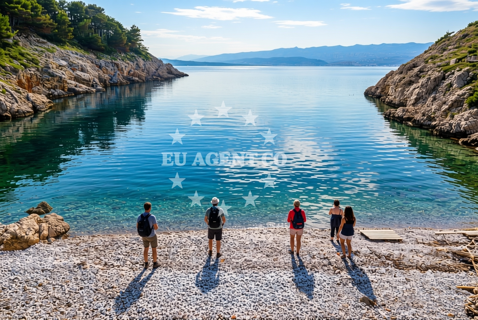 Additional view of beach Kozica in Glagoljaška ulica 6, Vrbnik