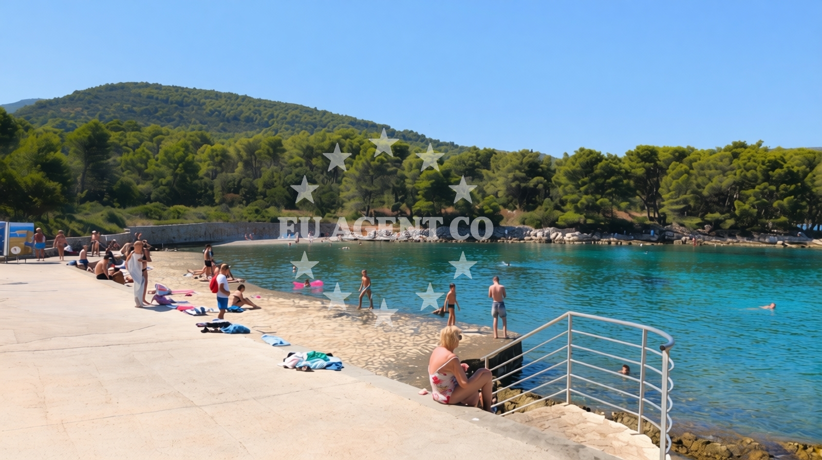 Overview of Beach Lanterna in 47 Vukovarska cesta, Stari Grad
