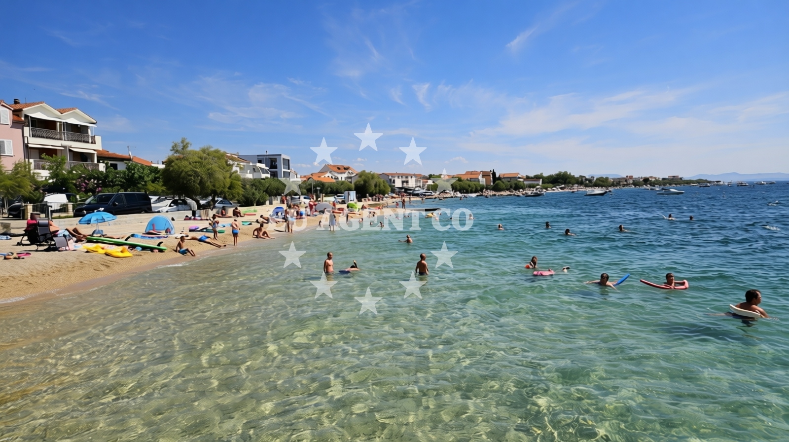 Overview of Beach Lovetovo in Beach Camp Imperial Vodice, Vodice