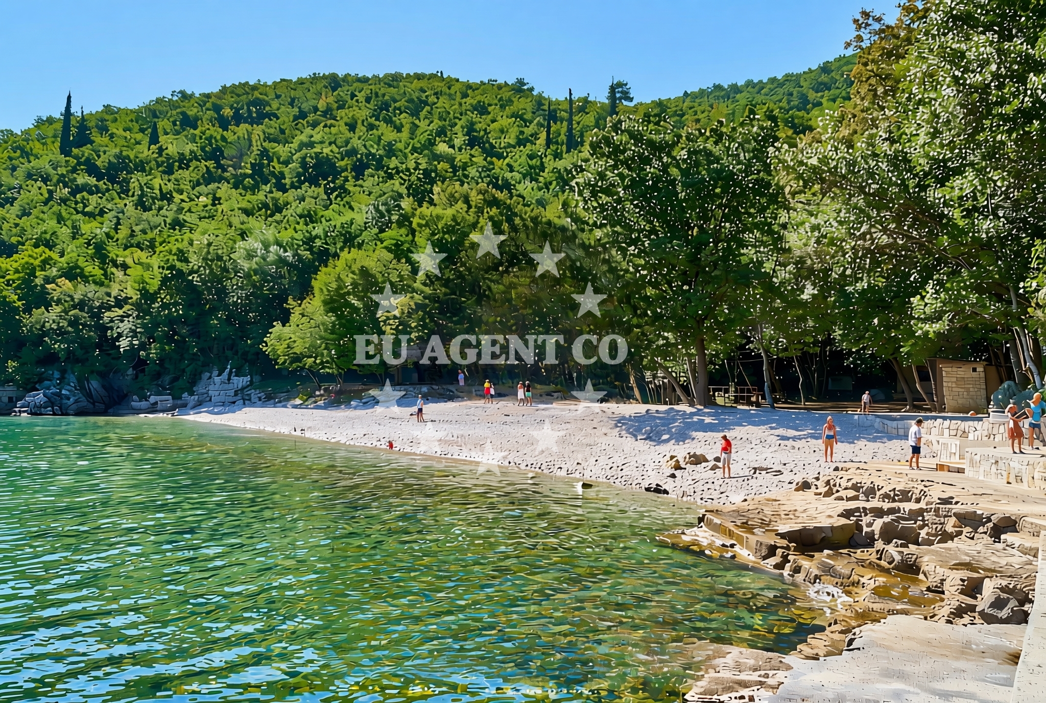Additional view of Beach Lucica in Donji Kraj, Mošćenička Draga