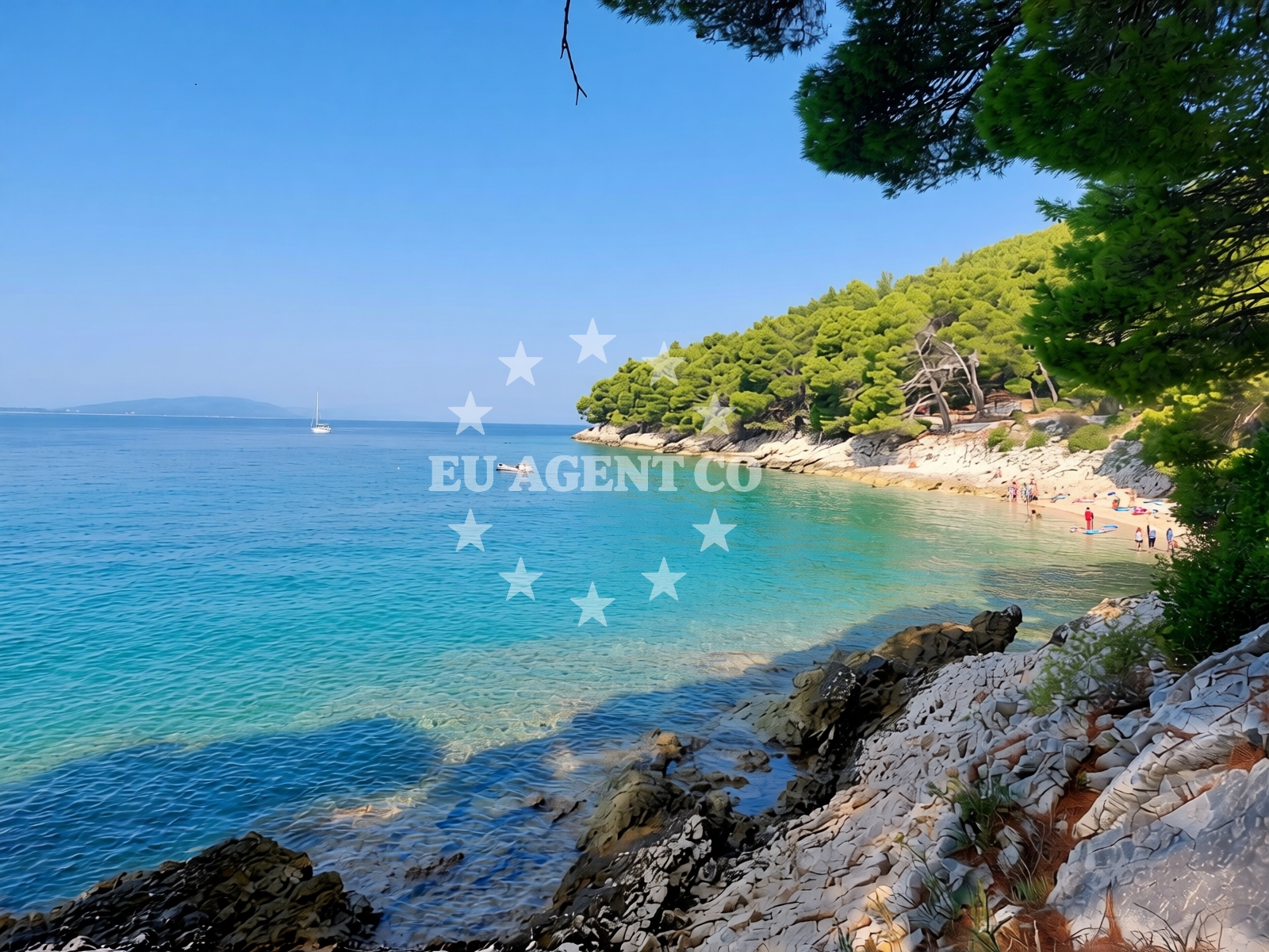 Additional view of Beach Malinka in Gornja vala 85, Drvenik