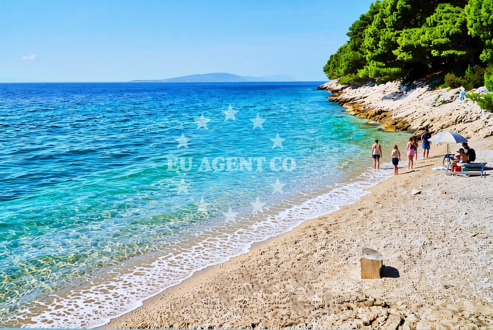 Additional view of Beach Malinka in Gornja vala 85, Drvenik