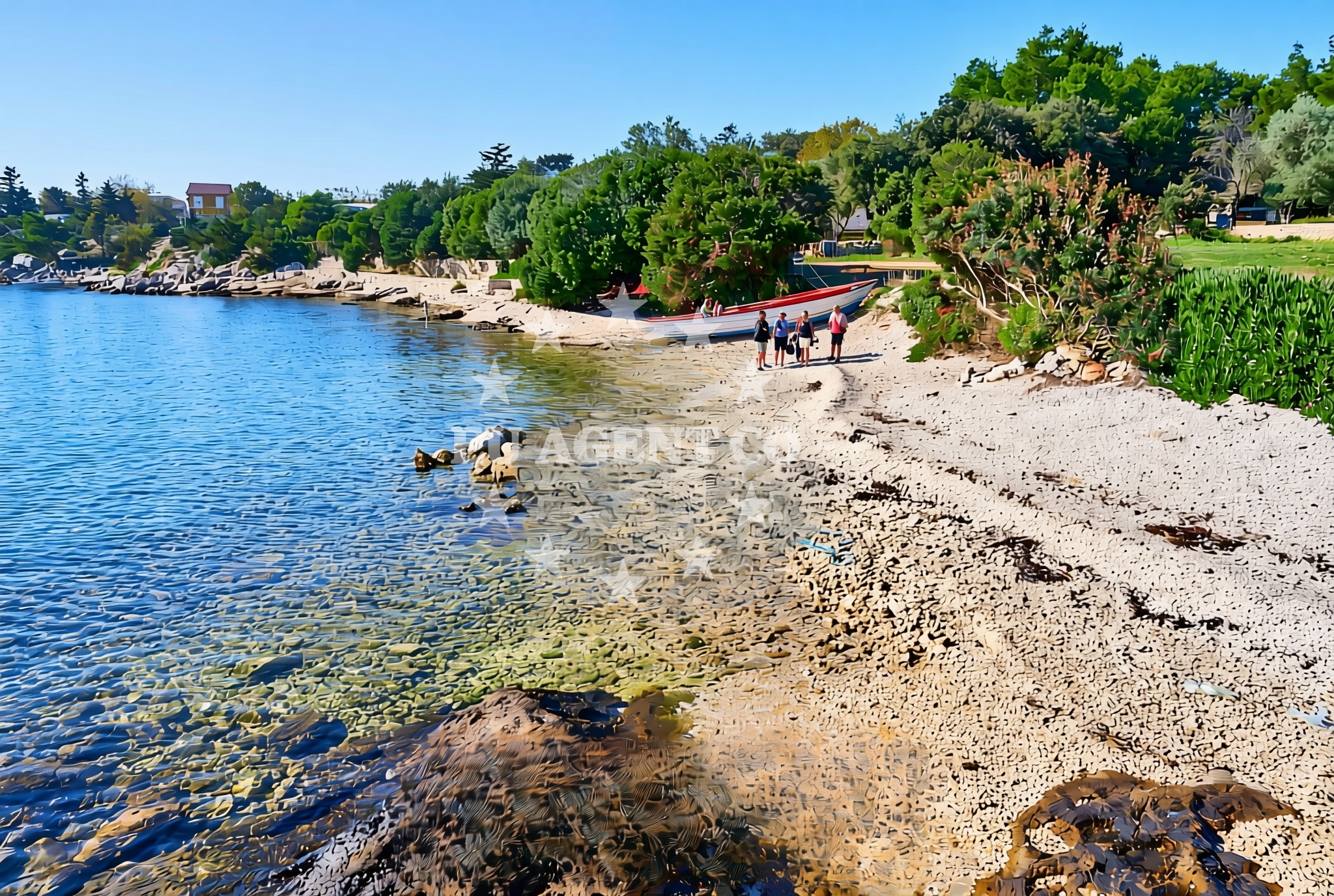 Additional view of Beach Marijo in Ulica Gruh 6, Ugljan