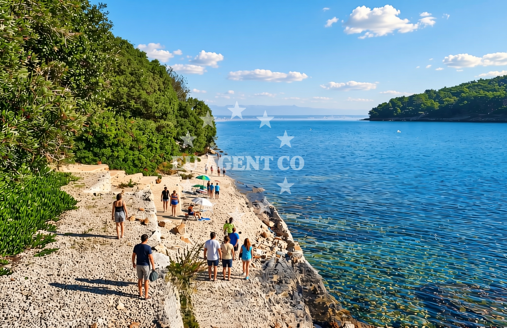 Additional view of Beach Marijo in Ulica Gruh 6, Ugljan