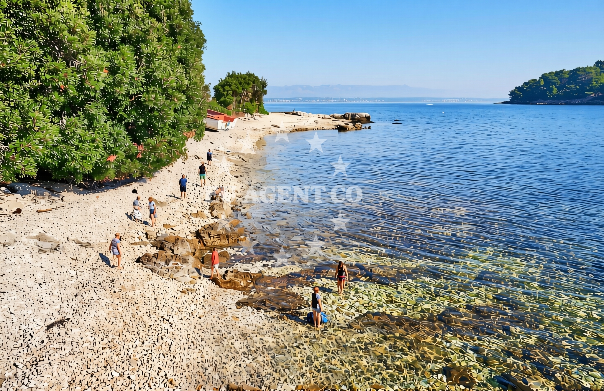 Additional view of Beach Marijo in Ulica Gruh 6, Ugljan