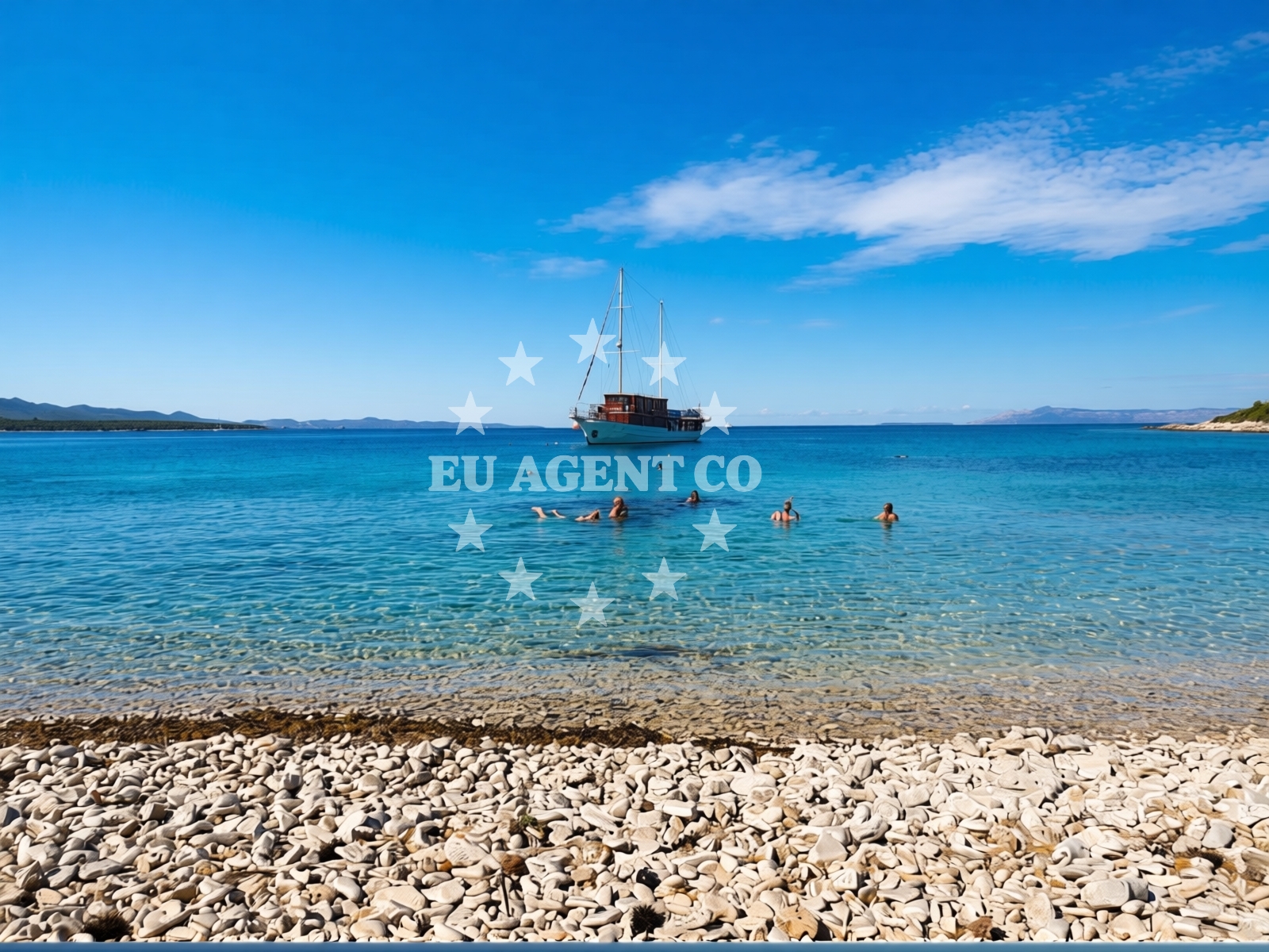 Sea and coastal view of Beach pri Loviste in Lovište 75A, Lovište