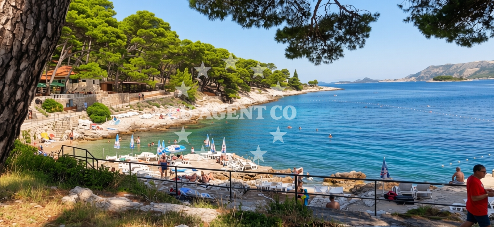 Sea and coastal view of Beach Rat in Strossmayerova Ulica 6, Cavtat