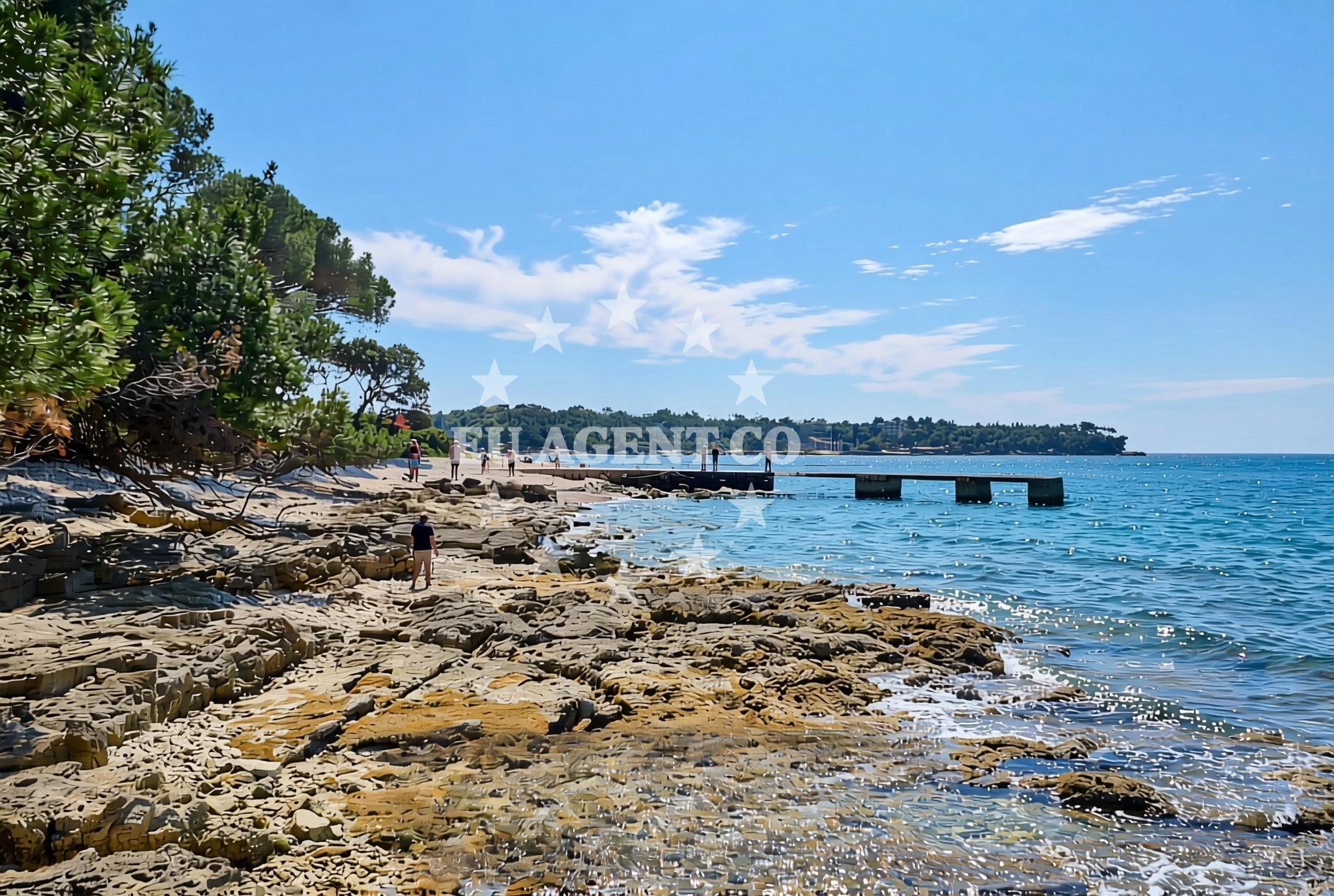 Additional view of beach Rovinj II in A. Smareglia bb, Rovinj