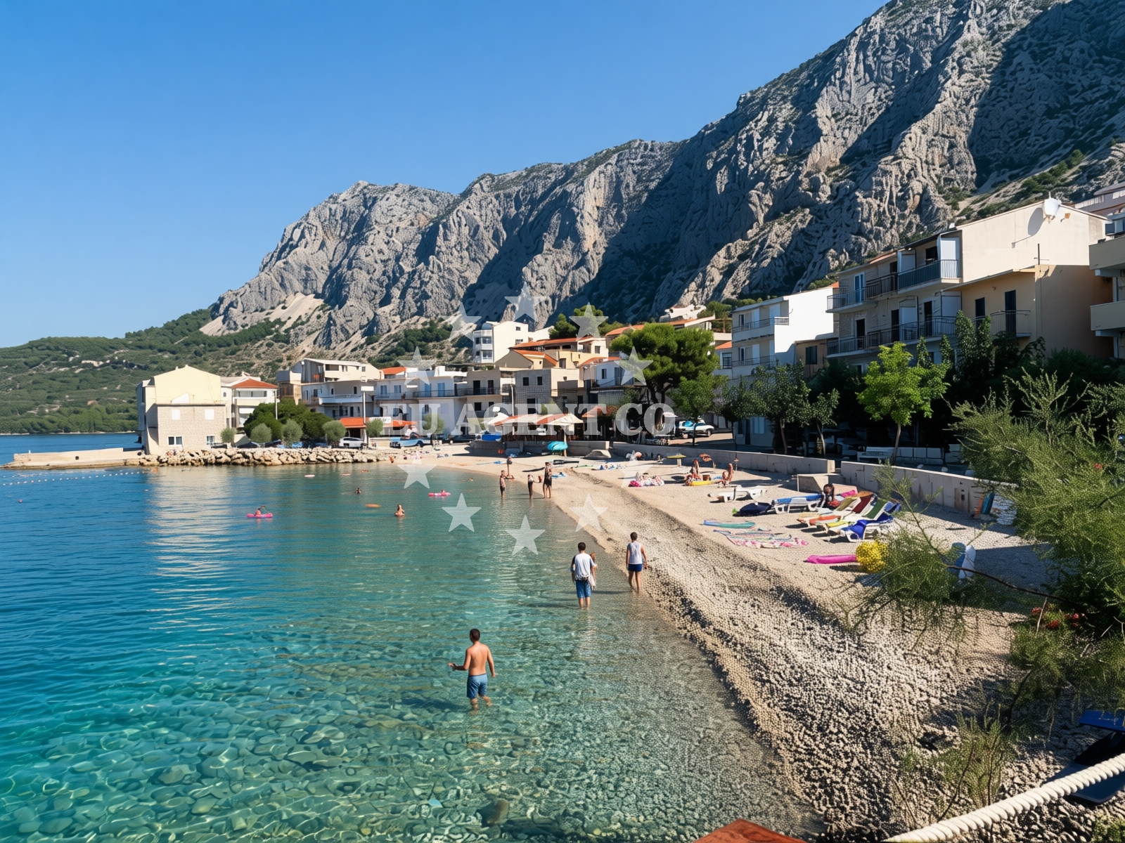 Overview of Beach Soline in Dra?nice127A, Drasnice
