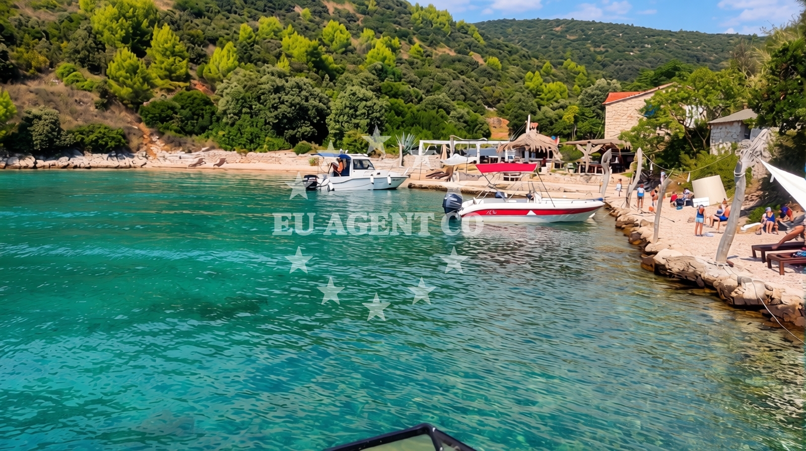 Beach facilities and surroundings at Beach Sucuraj in UVALA DIDINA,OTOK HVAR, Sućuraj
