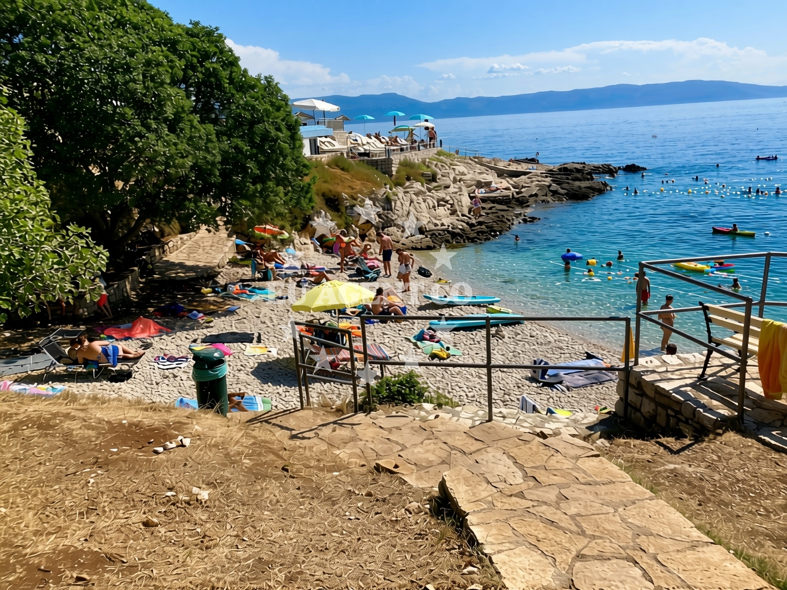 Overview of Beach Sveta Marina