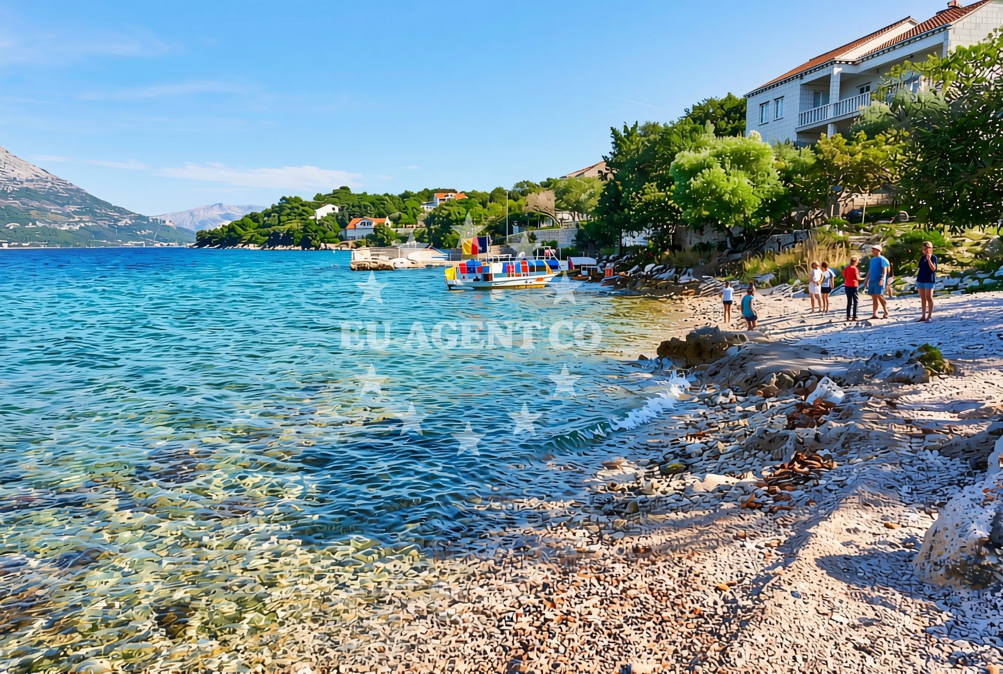 Additional view of Beach Tri Zala, Korcula in , Korčula