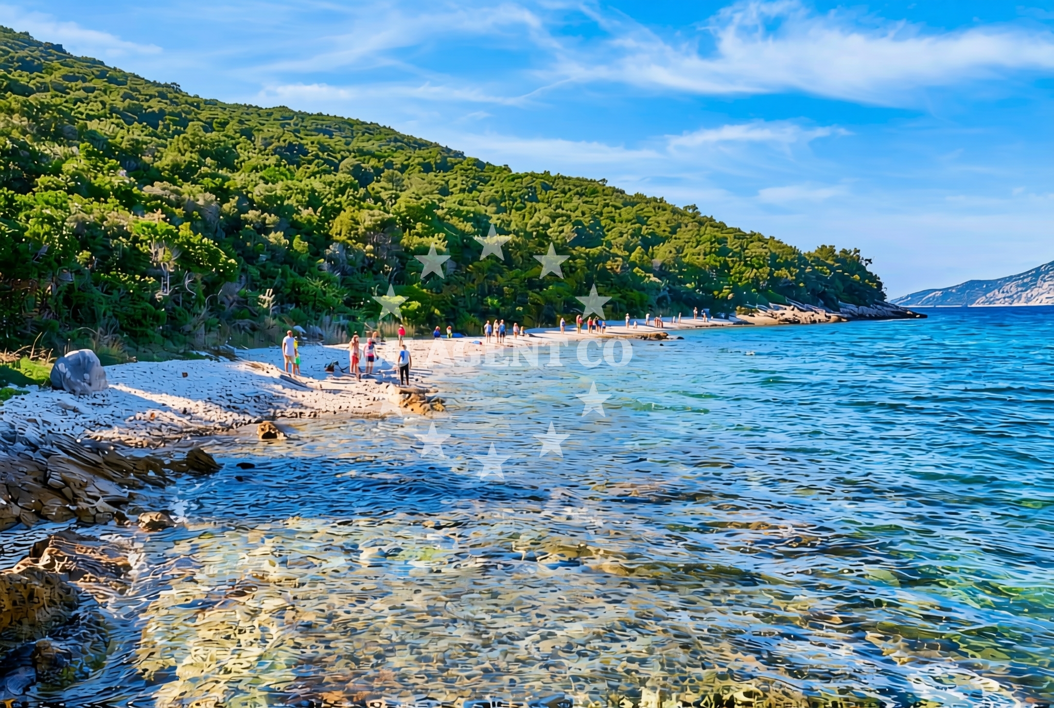 Additional view of Beach Tri Zala, Korcula in , Korčula