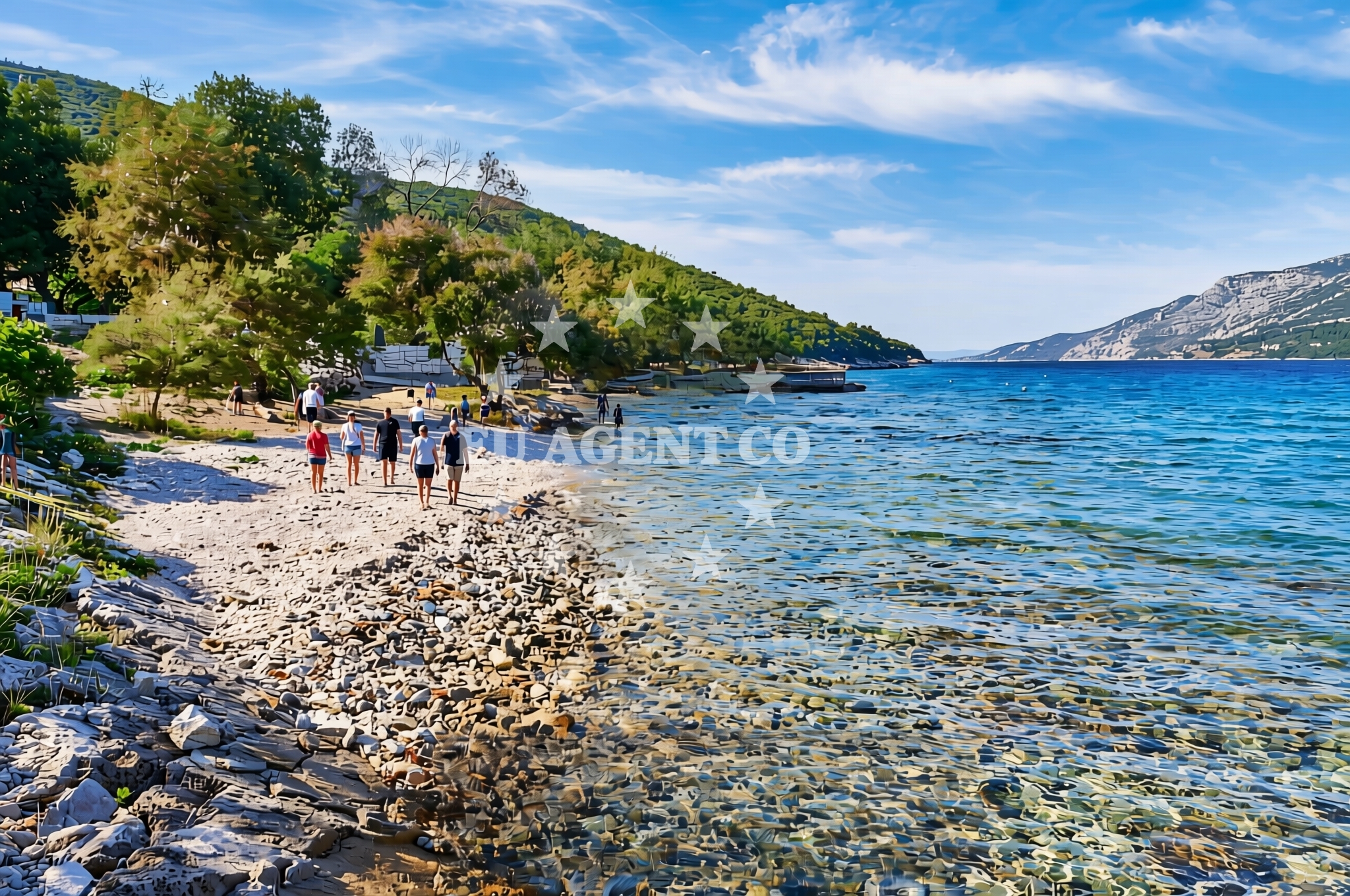 Additional view of Beach Tri Zala, Korcula in , Korčula