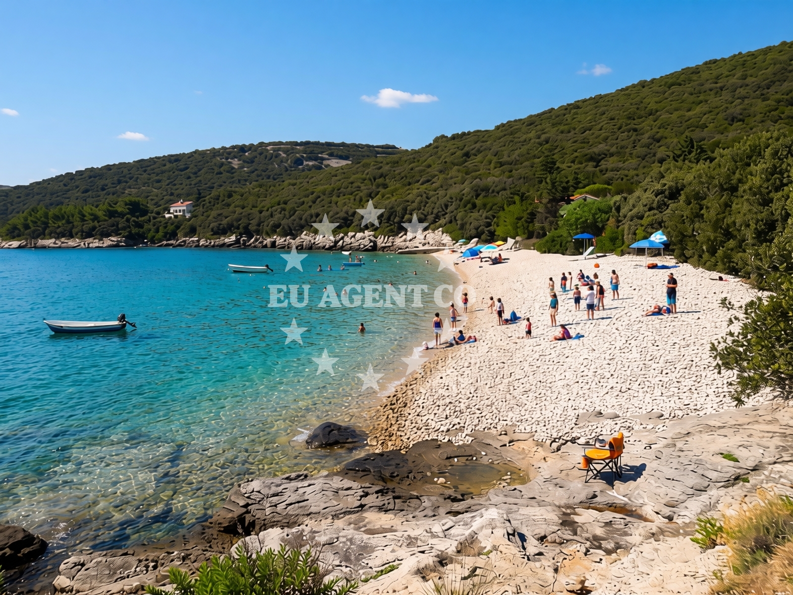 Overview of Beach Veli Zal in USTRINE 9 1, Ustrine