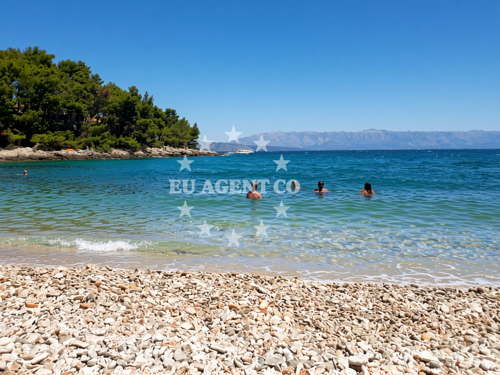 Shoreline and swimming area at Beach Vitarnja in Jelsa 107 , Jelsa