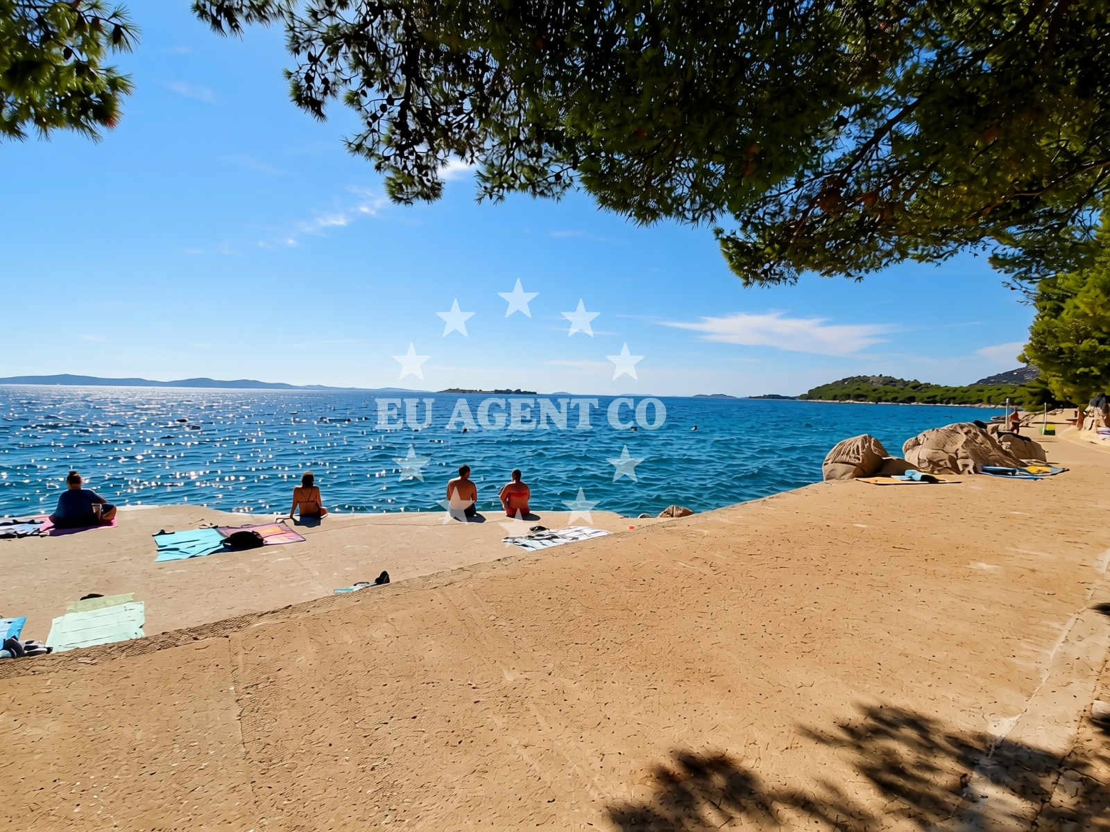 Additional view of Beach Zamalin in Zamalin 12a, Tribunj