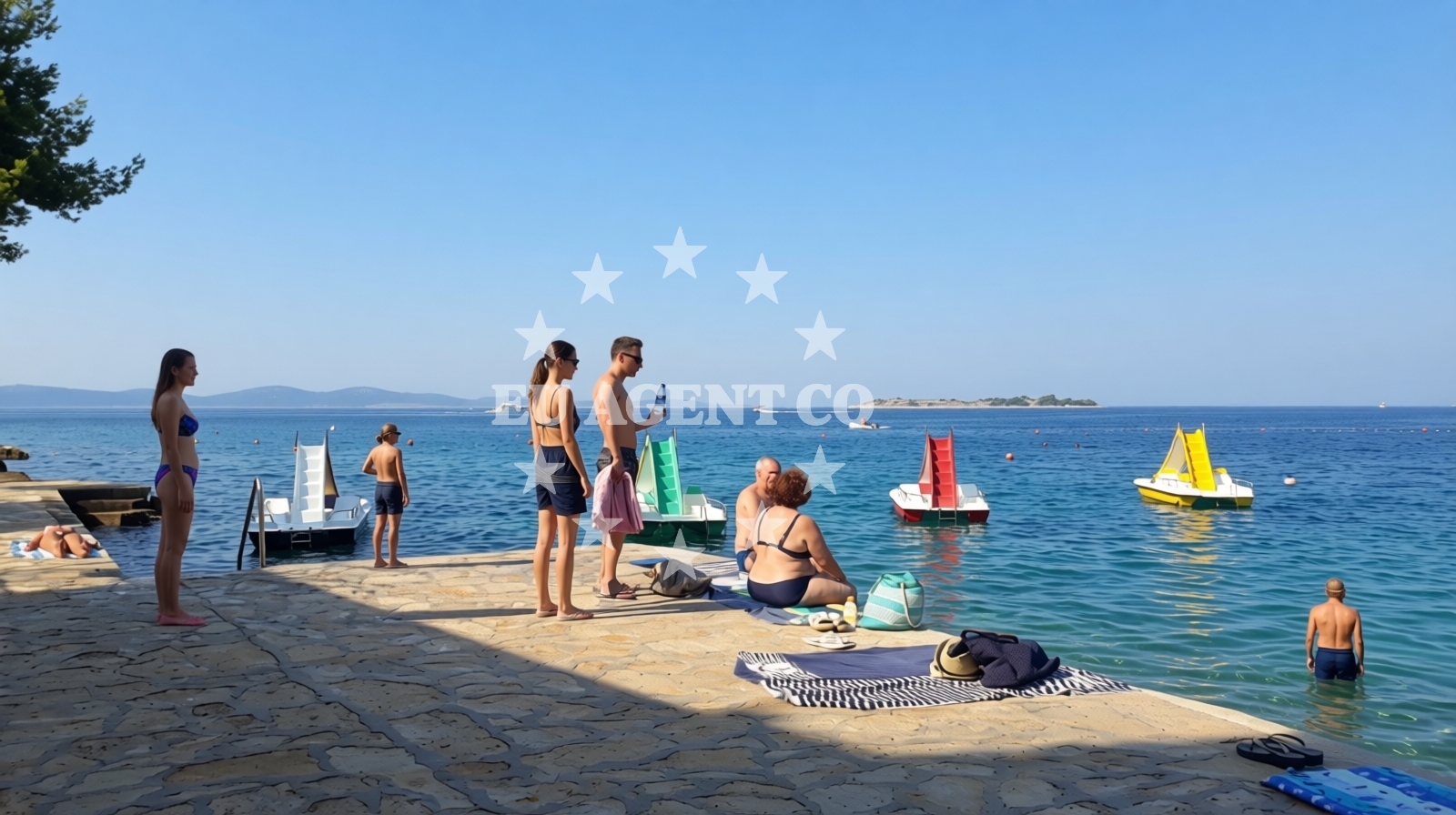 Additional view of Beach Zamalin in Zamalin 12a, Tribunj