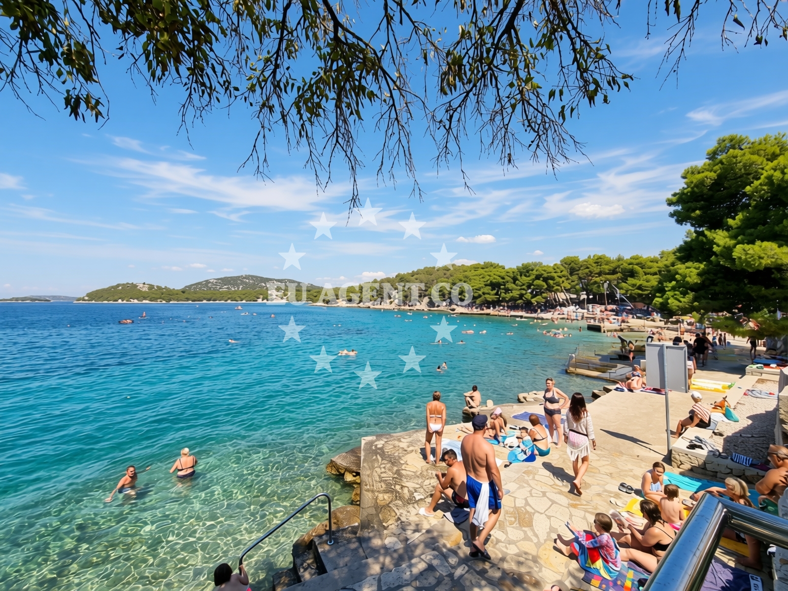 Additional view of Beach Zamalin in Zamalin 12a, Tribunj