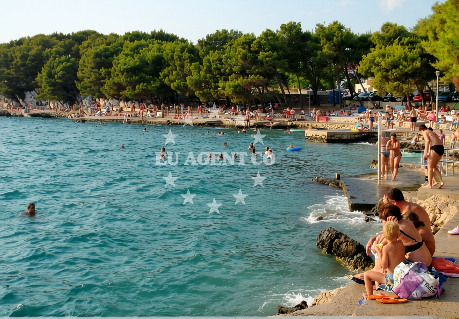 Additional view of Beach Zamalin in Zamalin 12a, Tribunj