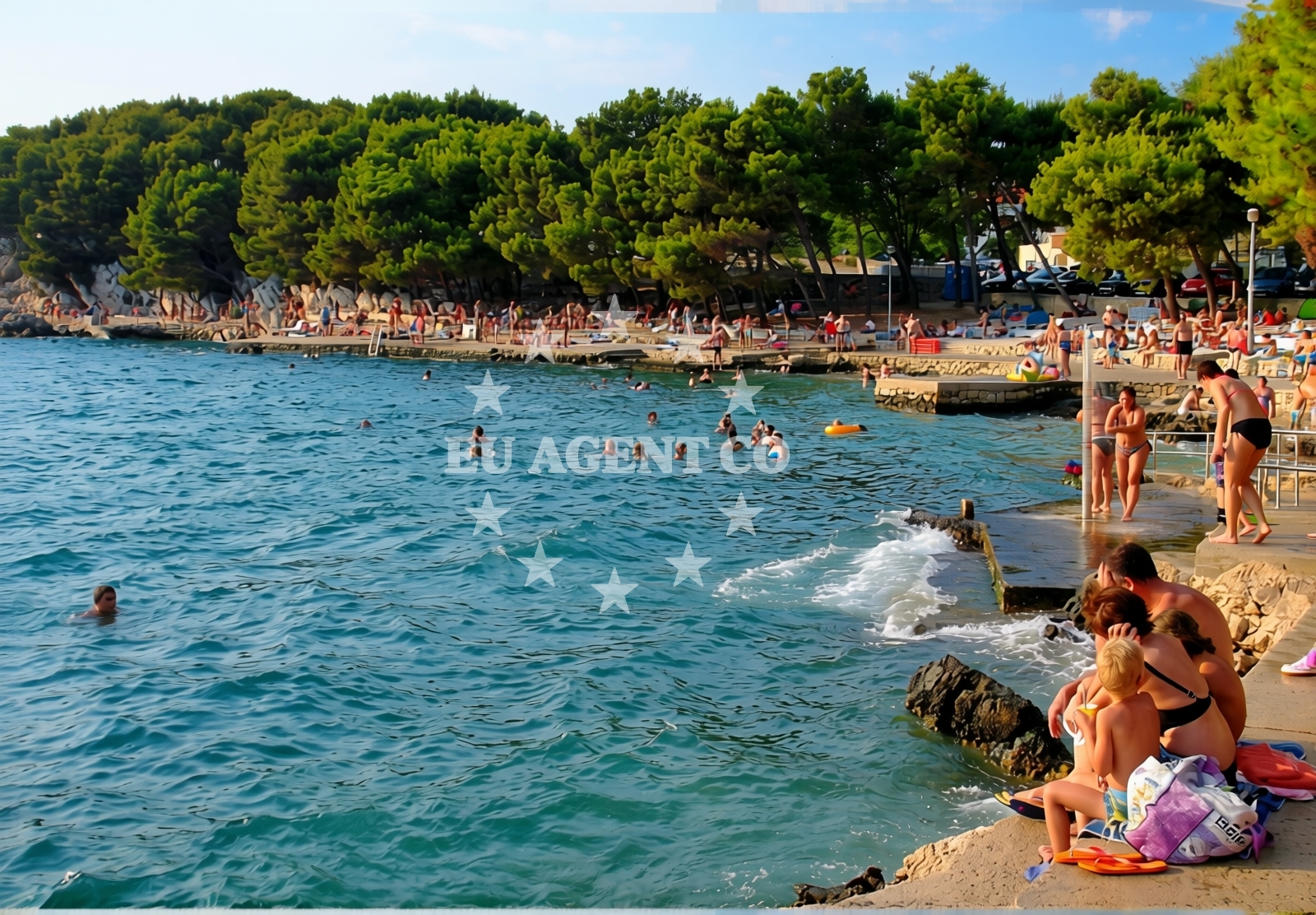 Additional view of Beach Zamalin in Zamalin 12a, Tribunj