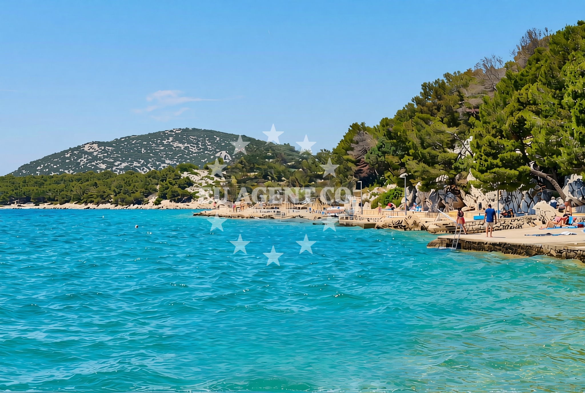 Additional view of Beach Zamalin in Zamalin 12a, Tribunj