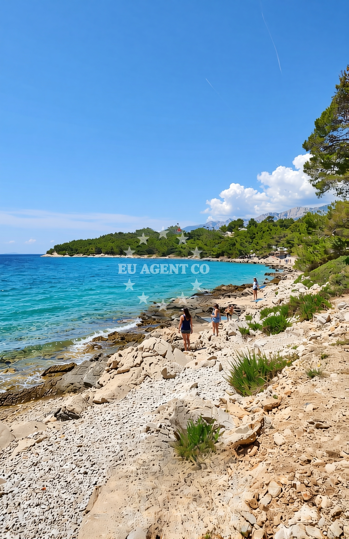 Additional view of Beach Zamalin in Zamalin 12a, Tribunj