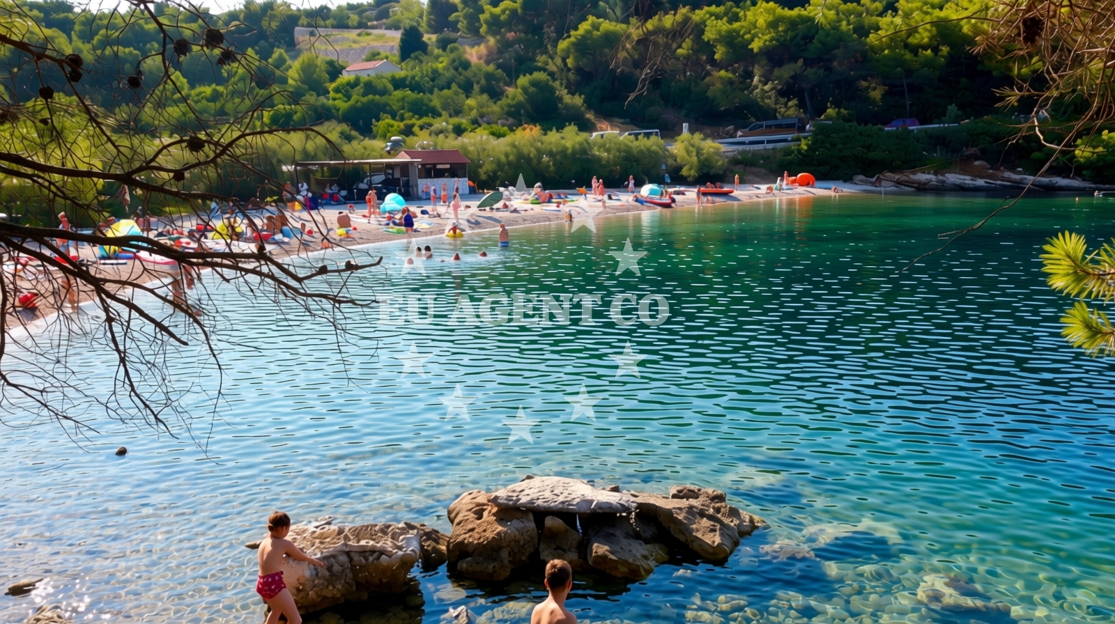 Additional view of beach Zastup in Zeleni grm 43, Splitska