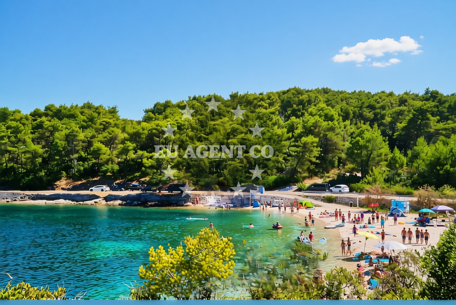 Additional view of beach Zastup in Zeleni grm 43, Splitska