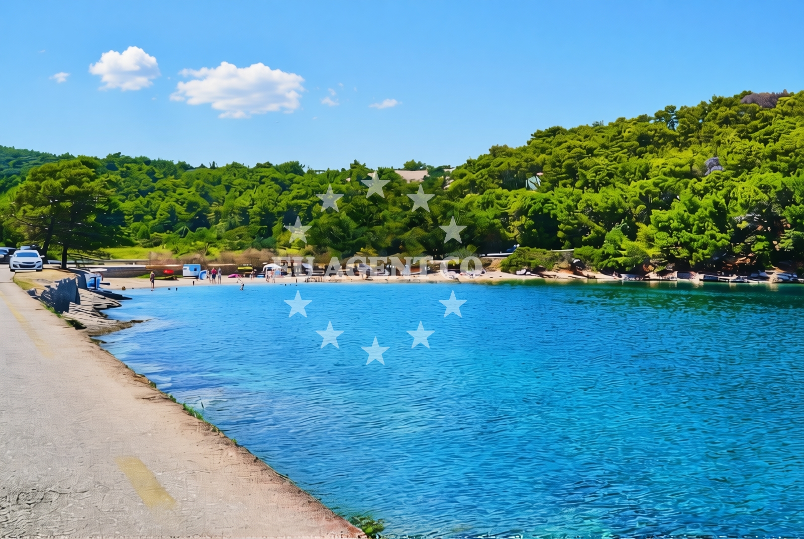 Additional view of beach Zastup in Zeleni grm 43, Splitska