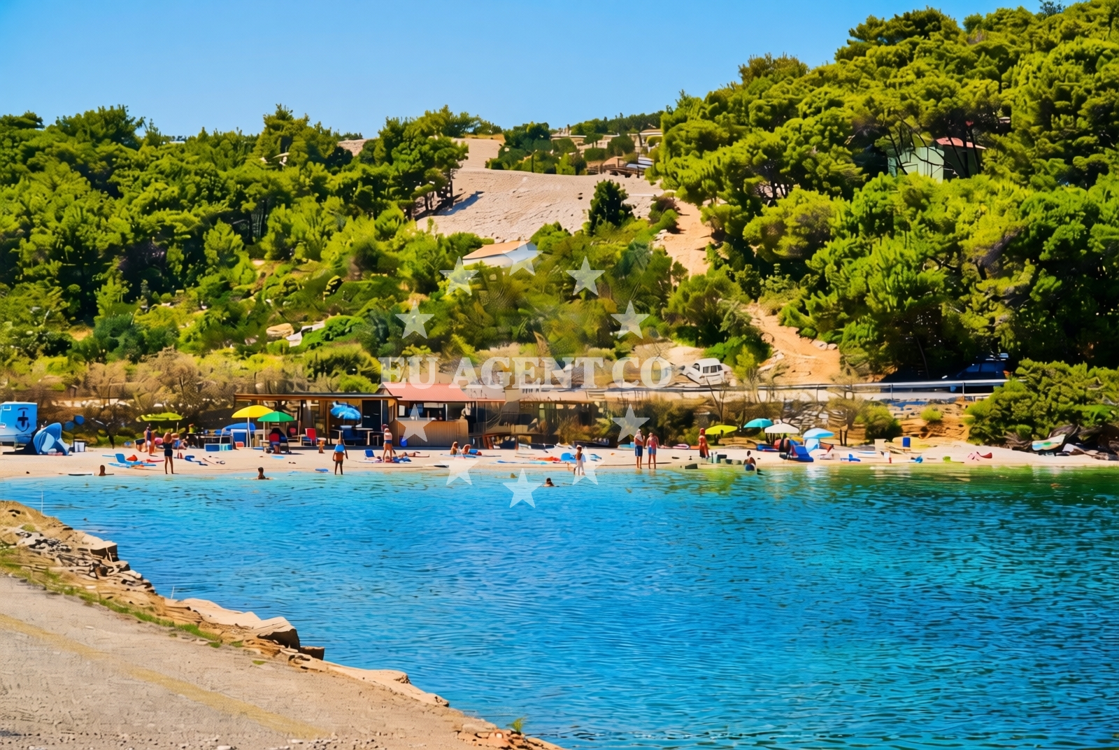 Additional view of beach Zastup in Zeleni grm 43, Splitska