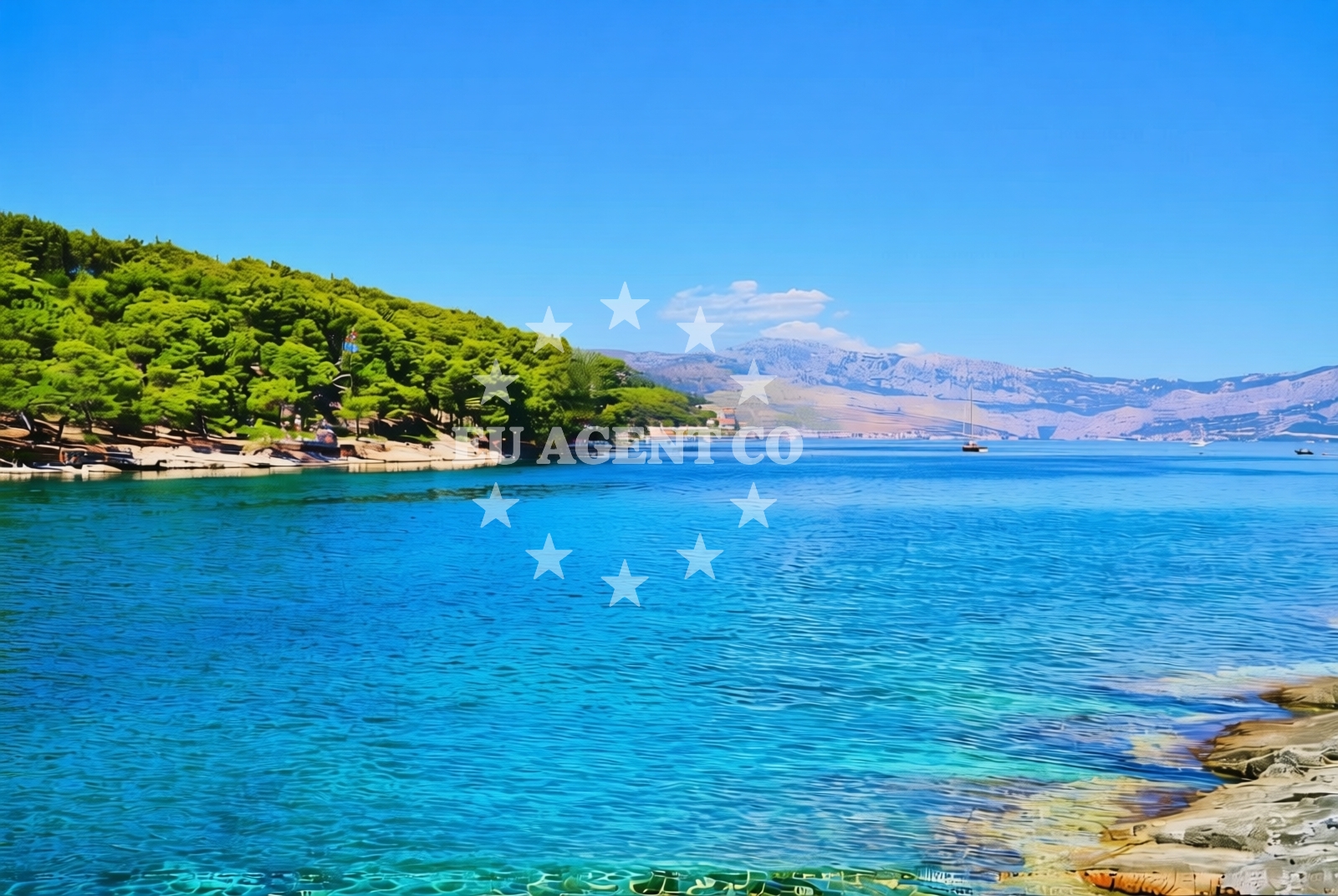 Additional view of beach Zastup in Zeleni grm 43, Splitska