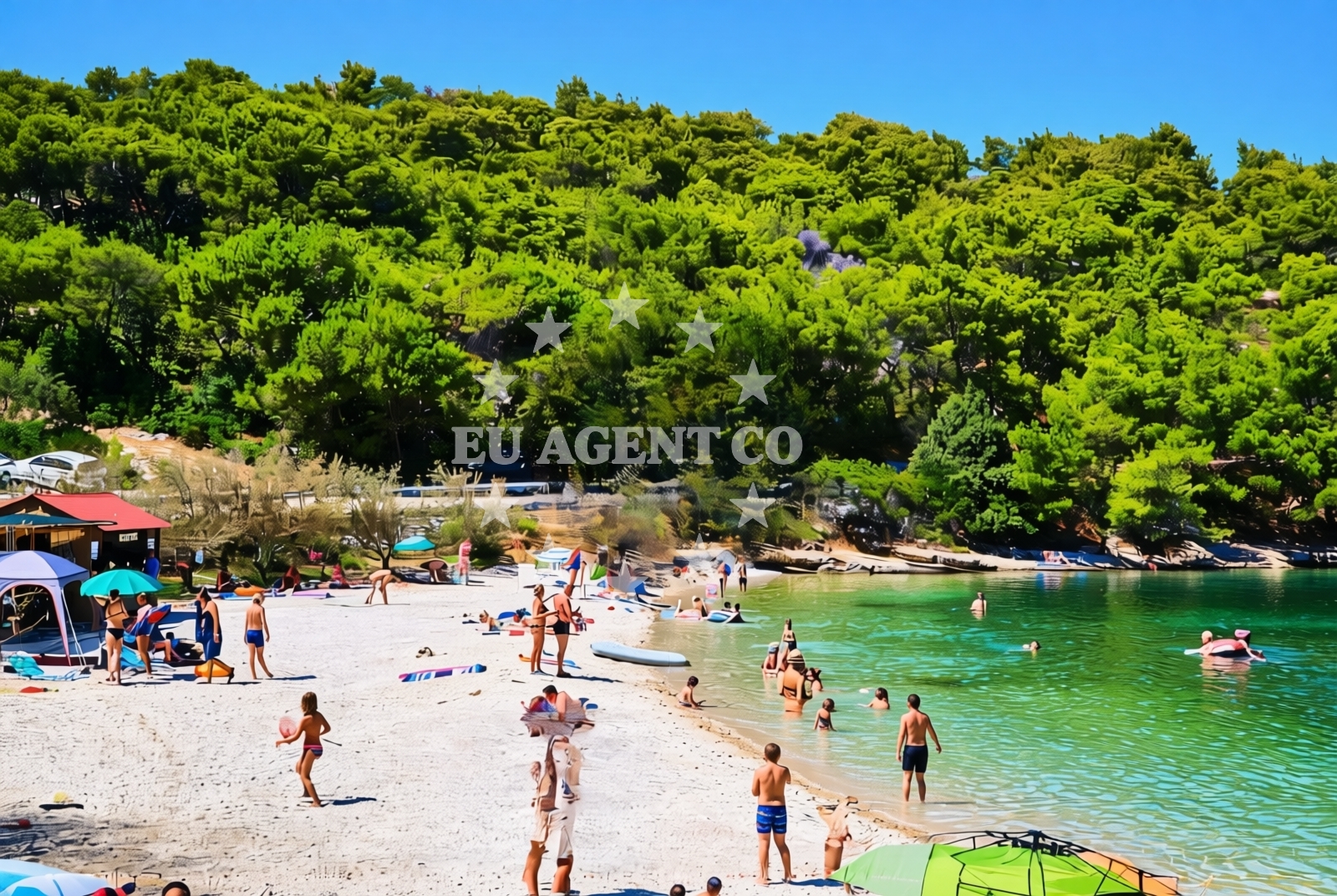 Additional view of beach Zastup in Zeleni grm 43, Splitska