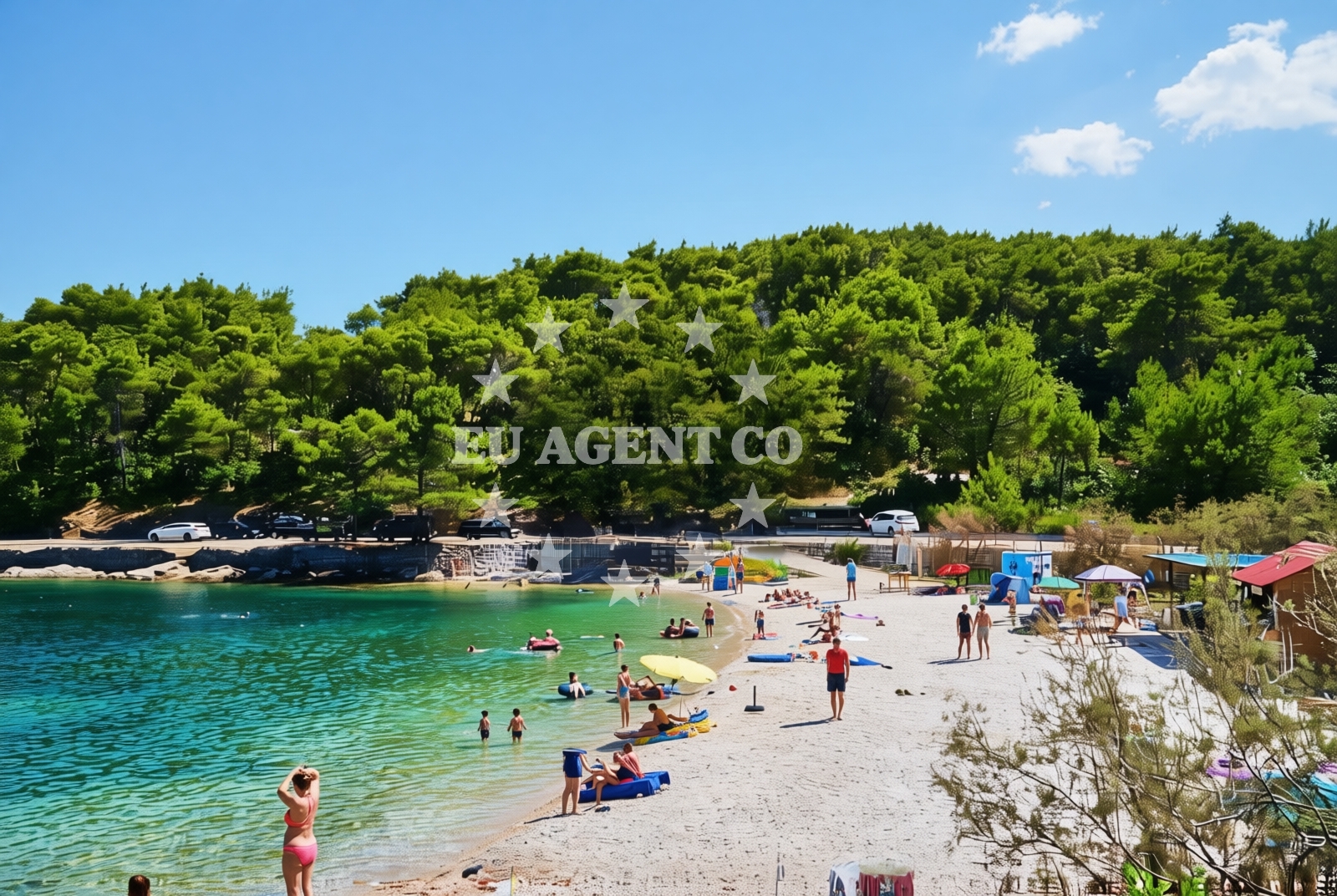 Additional view of beach Zastup in Zeleni grm 43, Splitska
