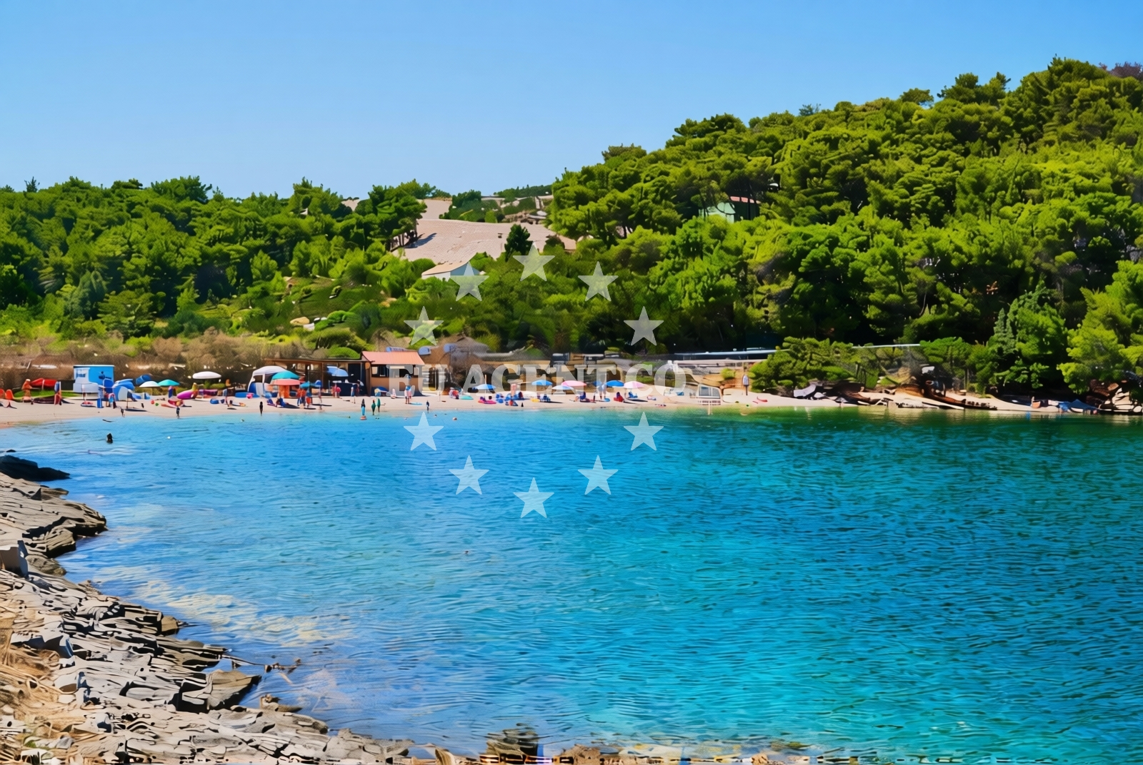 Additional view of beach Zastup in Zeleni grm 43, Splitska