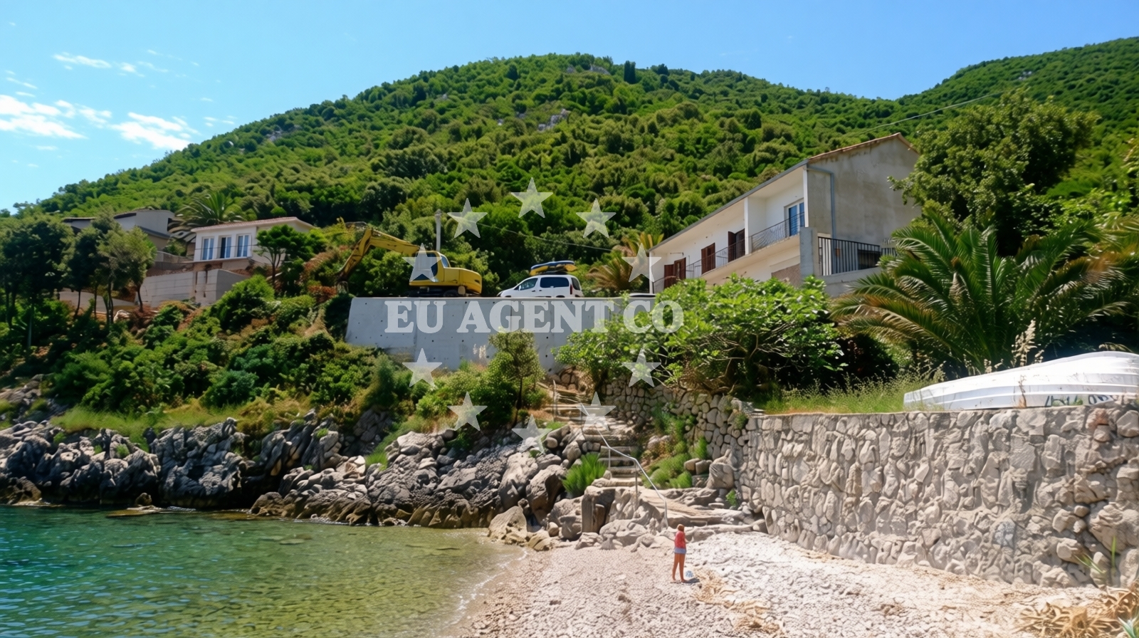 Additional view of Belecica beach in Dinka Fabrisa 18 A, Trpanj