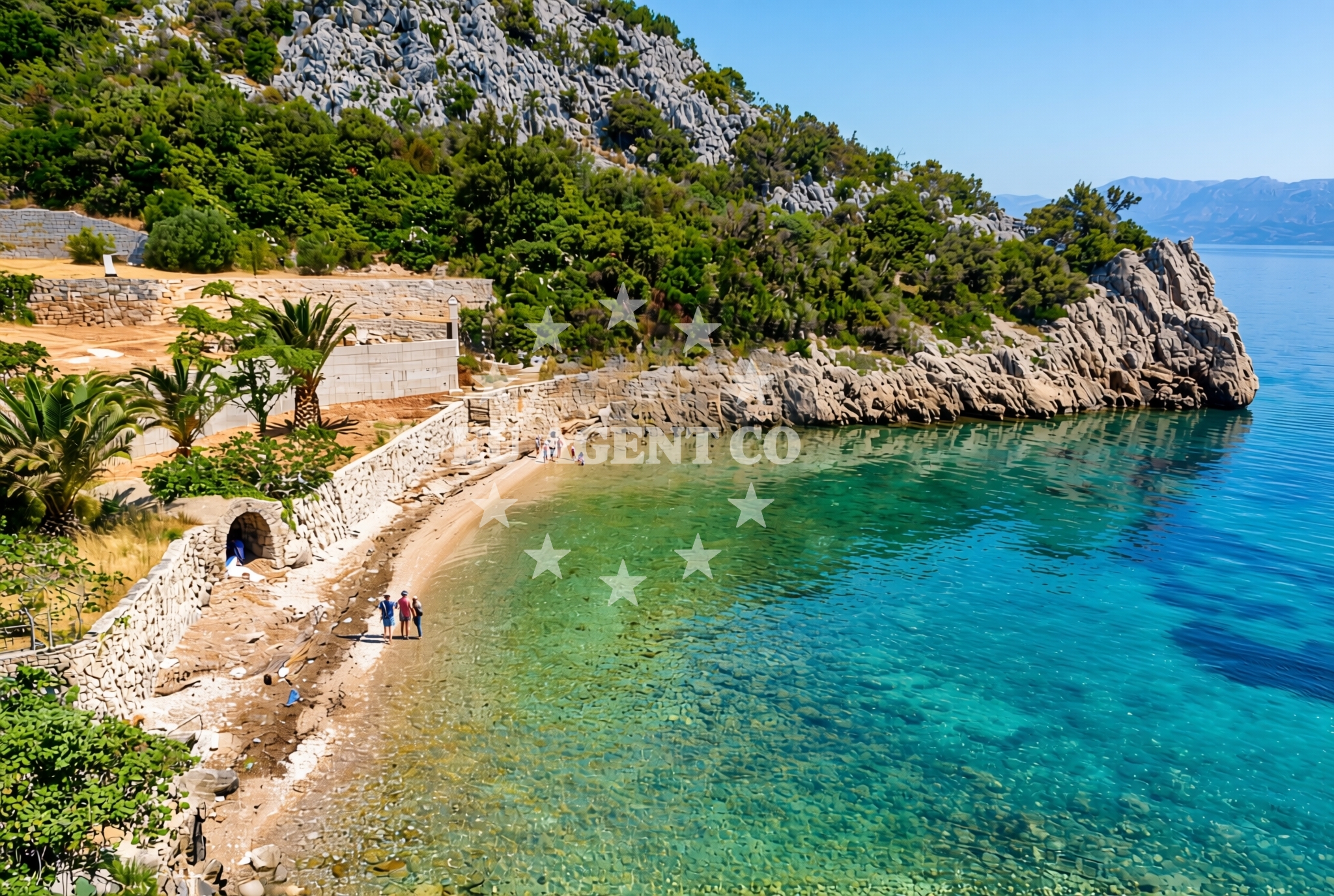 Additional view of Belecica beach in Dinka Fabrisa 18 A, Trpanj