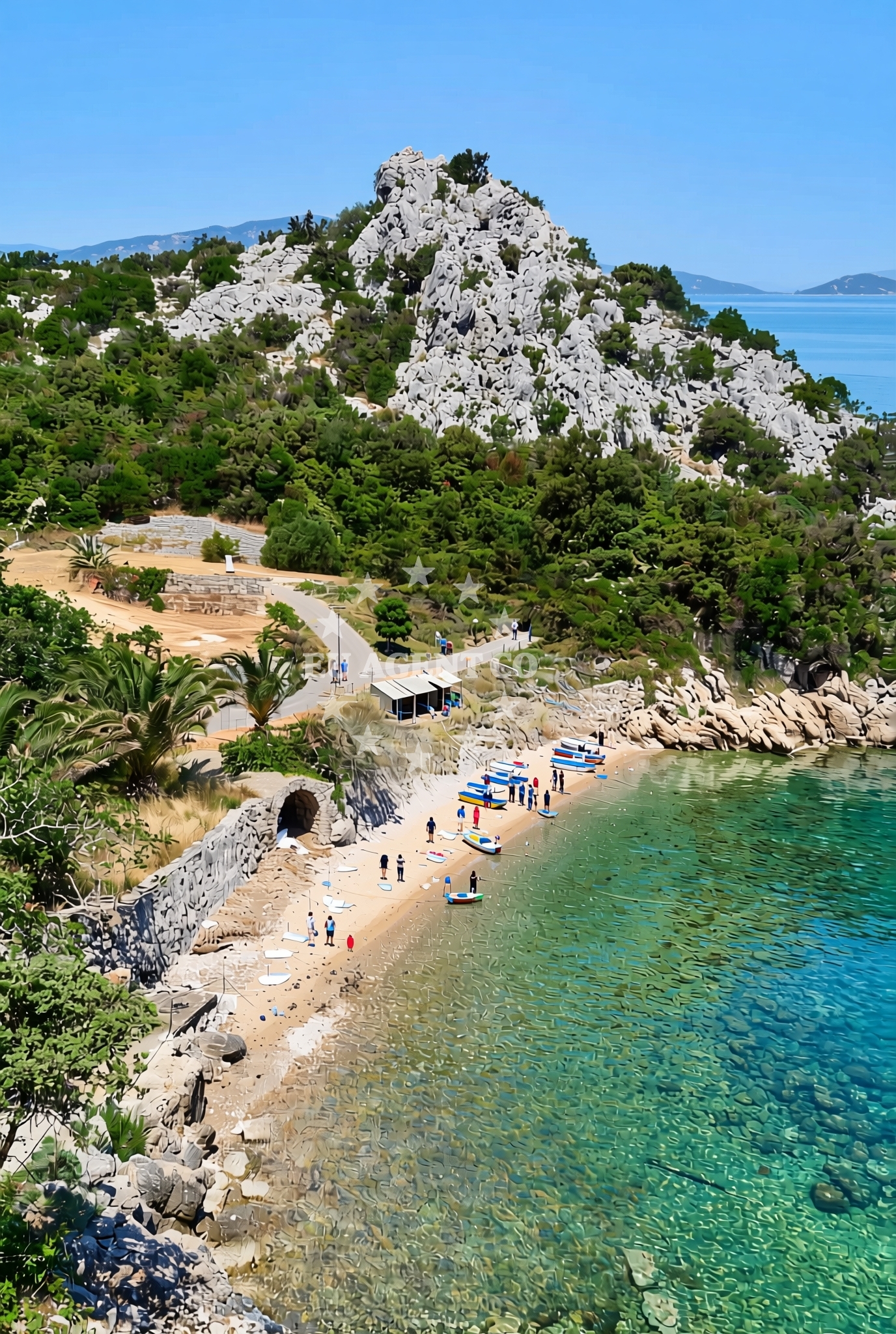 Additional view of Belecica beach in Dinka Fabrisa 18 A, Trpanj