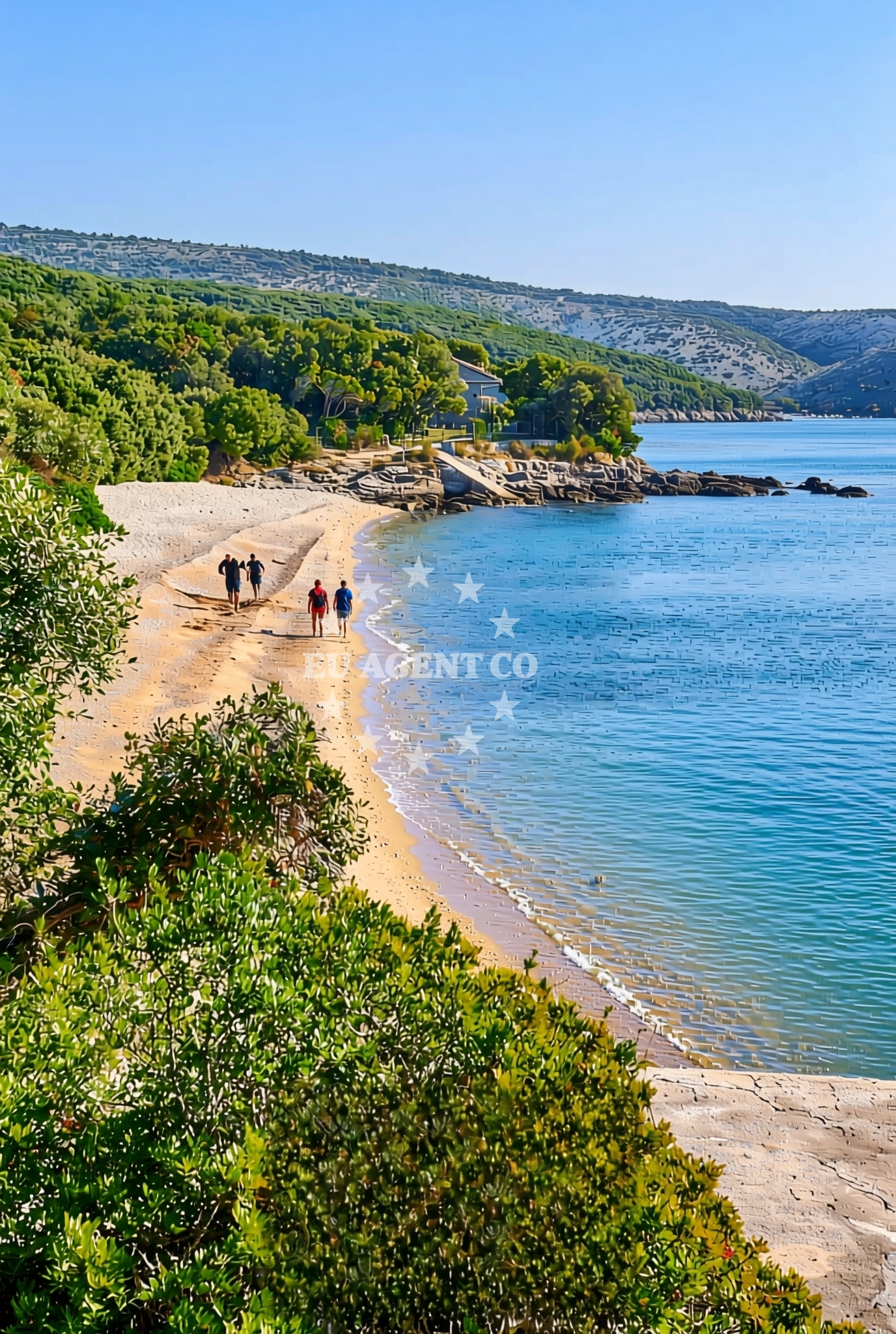 Beach facilities and surroundings at Belej (Cres): beaches and coves in Belej (Cres)