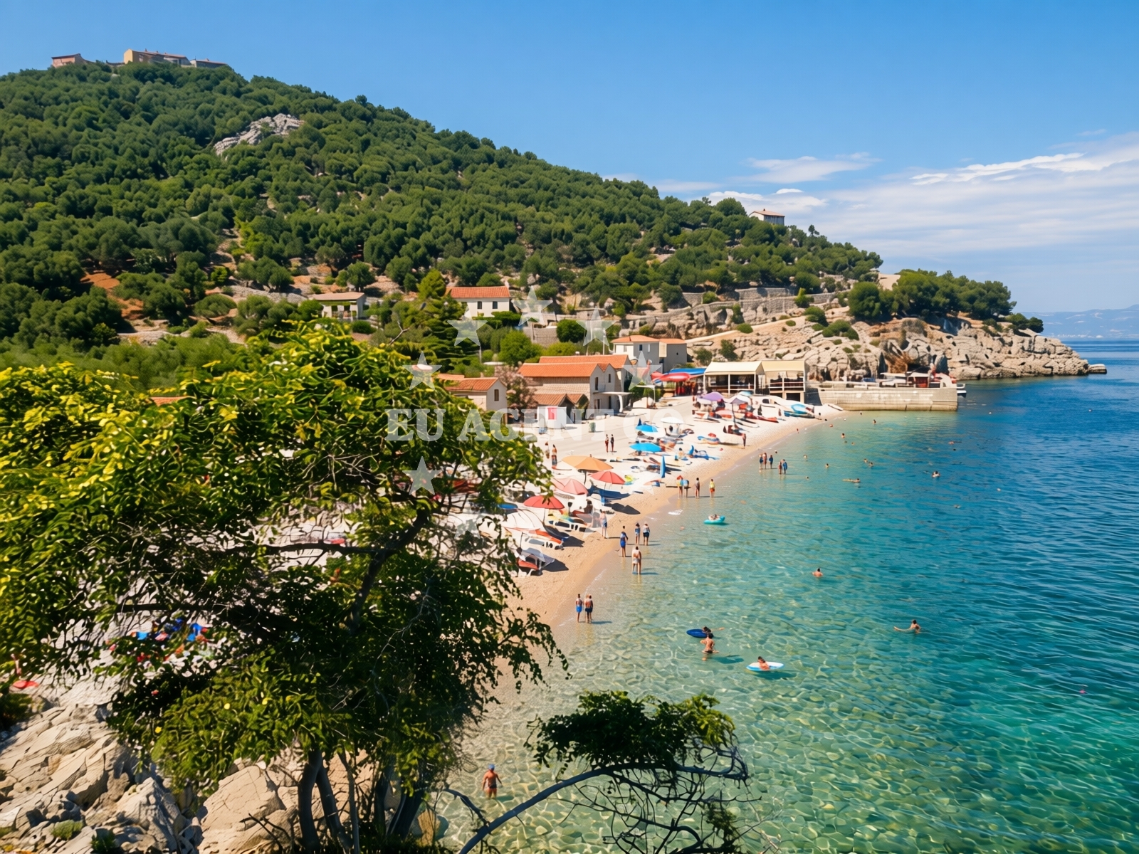 Additional view of Beli beach in Beli 2, Beli